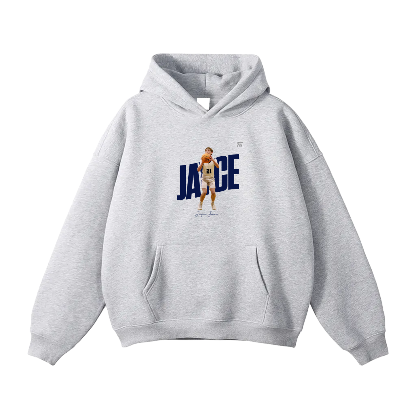 Jayce Jean Oversize Fleeced Hoodie