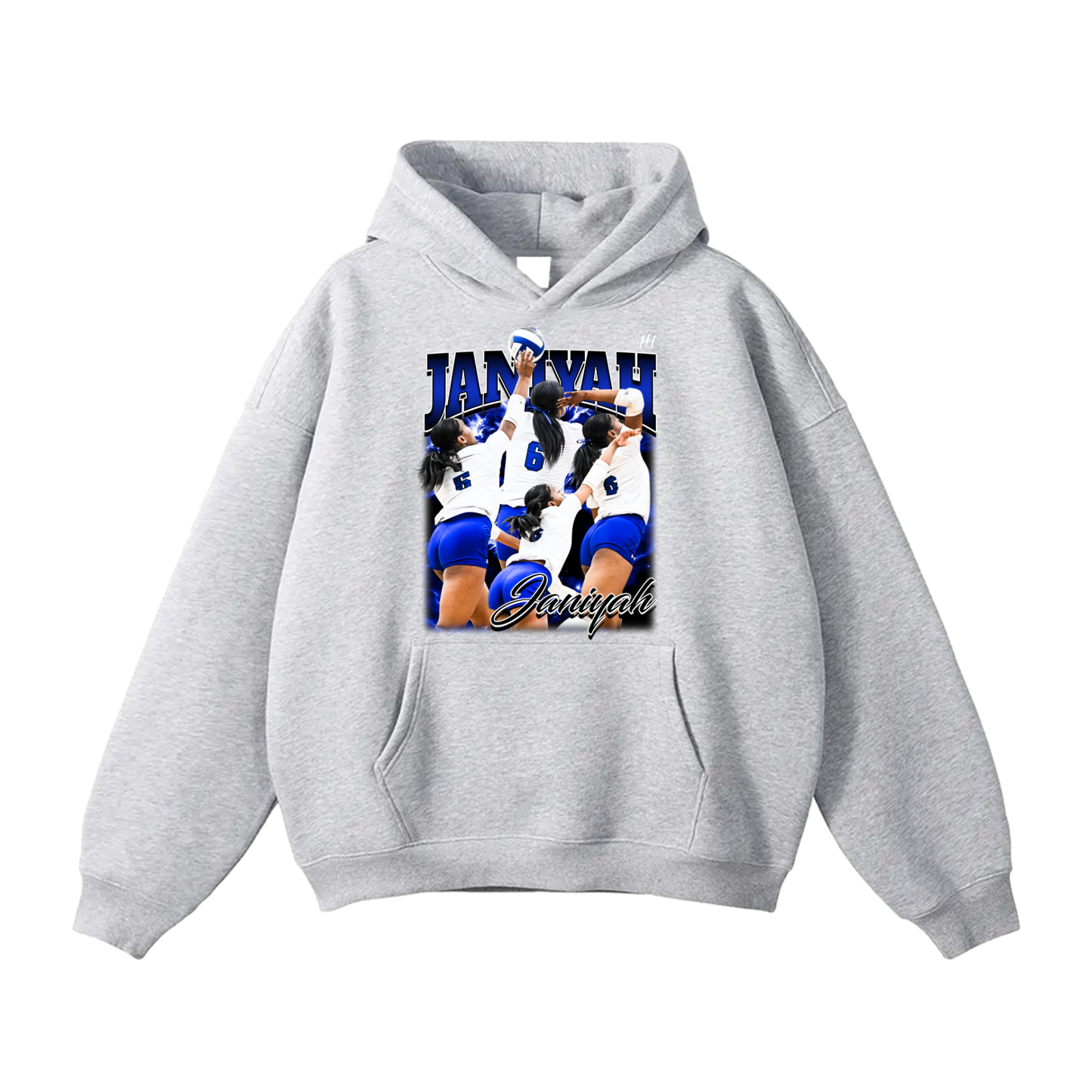 Janiyah Statham Oversize Fleeced Hoodie