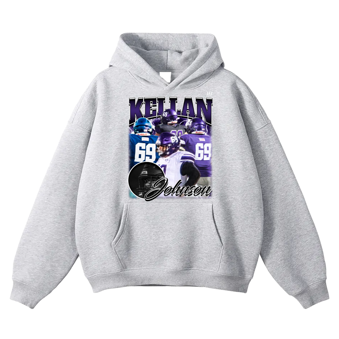 Kellan Johnson Oversize Fleeced Hoodie