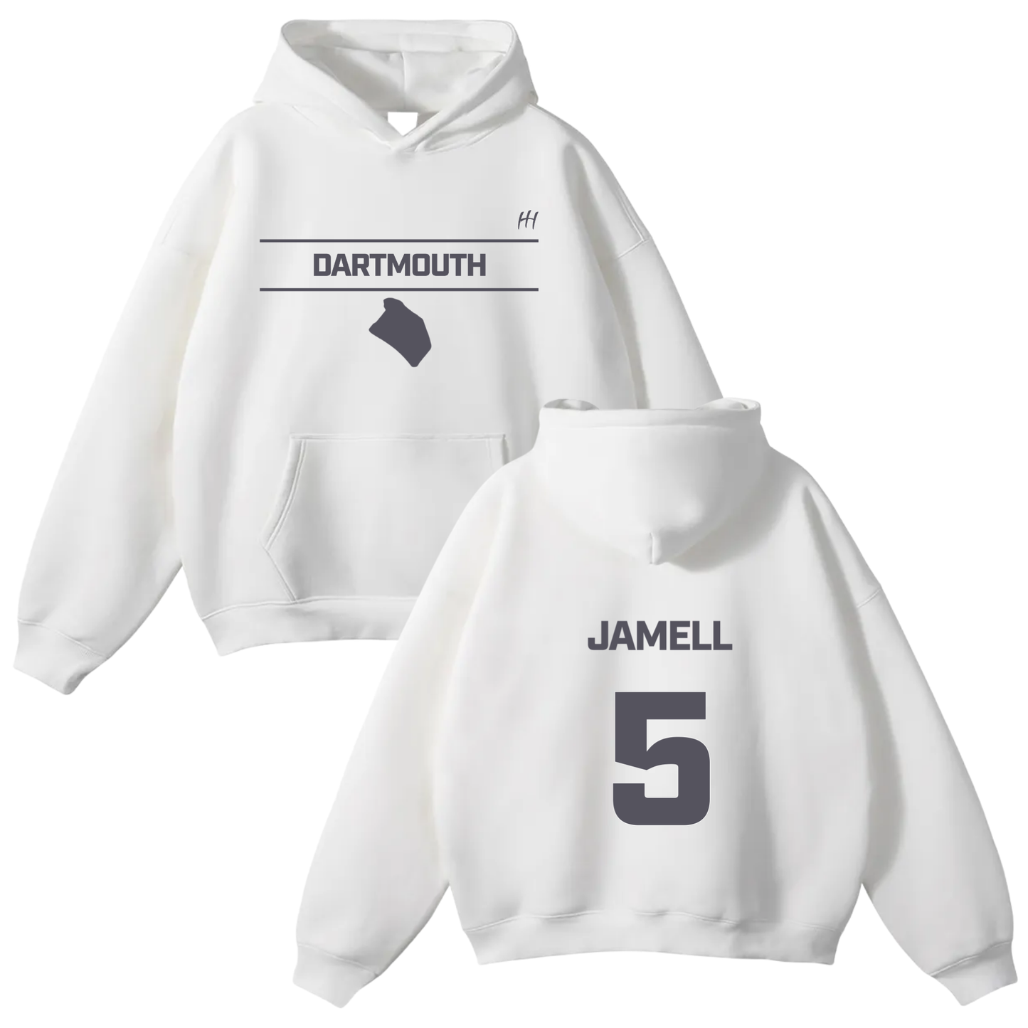 Jamell Downey Oversize Fleeced Hoodie