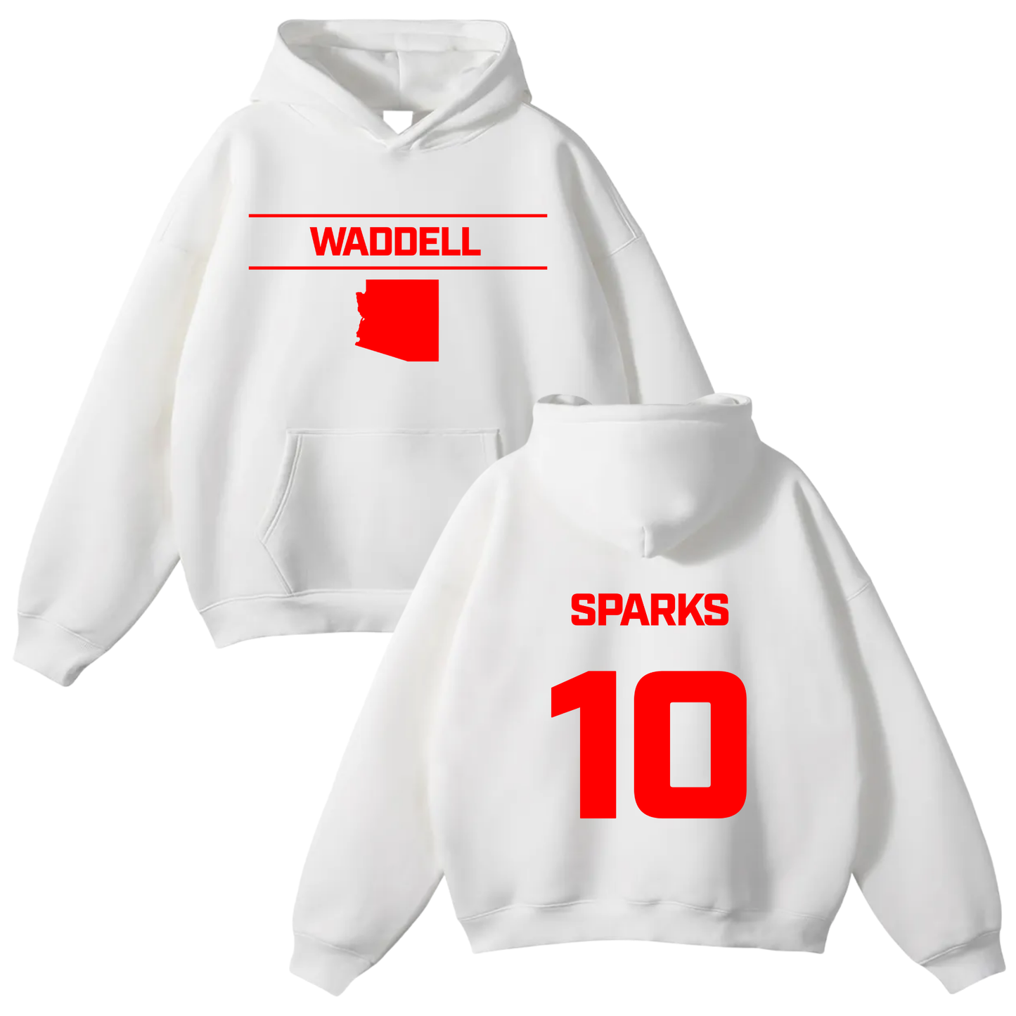 Kevian Sparks Oversize Fleeced Hoodie