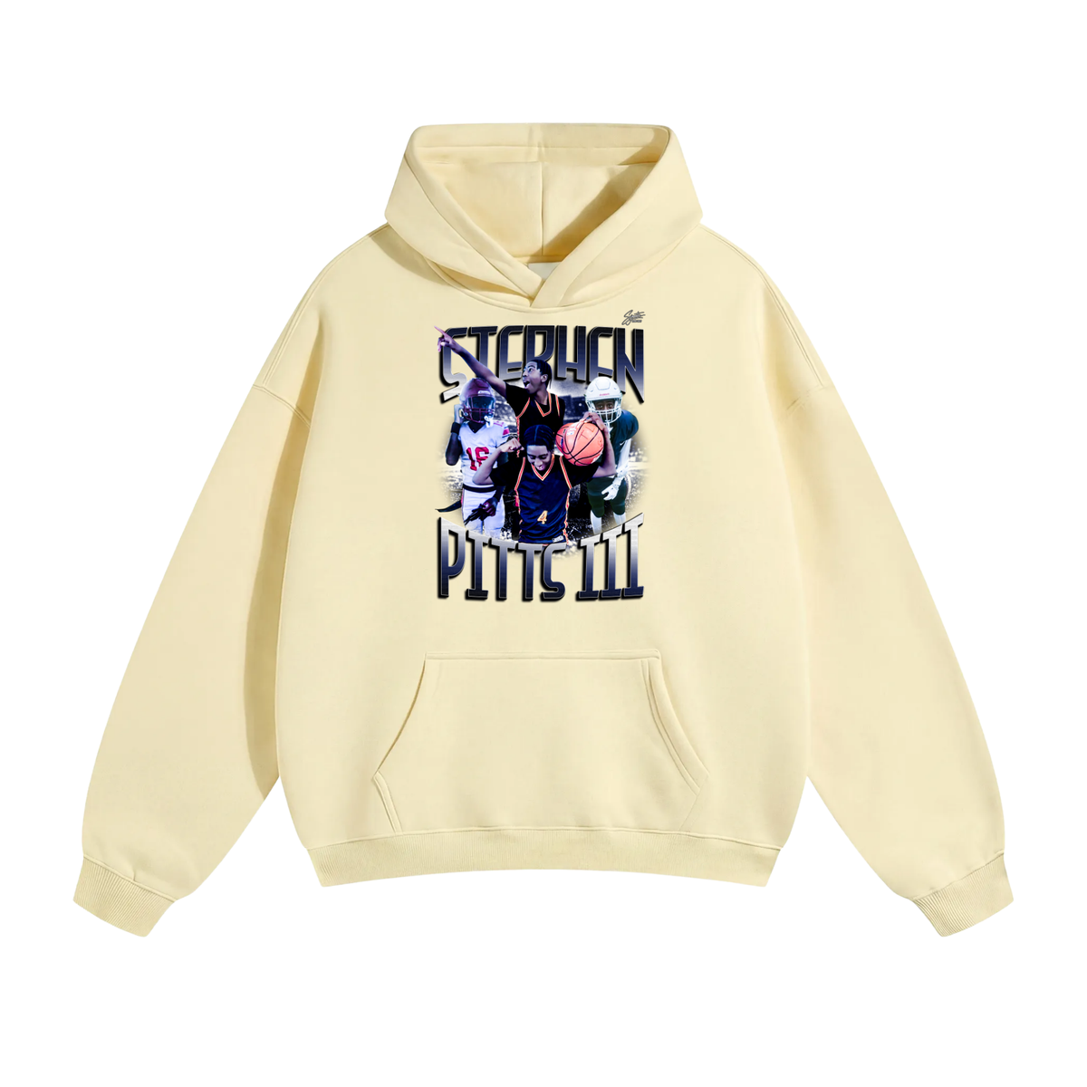 Stephen Pitts lll Oversize Fleeced Hoodie