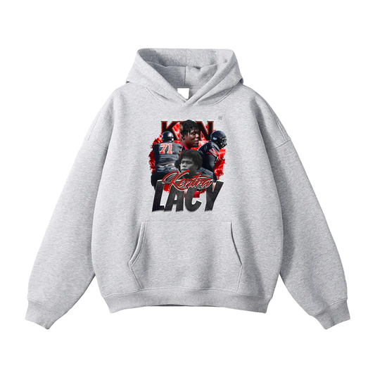 Kentra Lacy Oversize Fleeced Hoodie