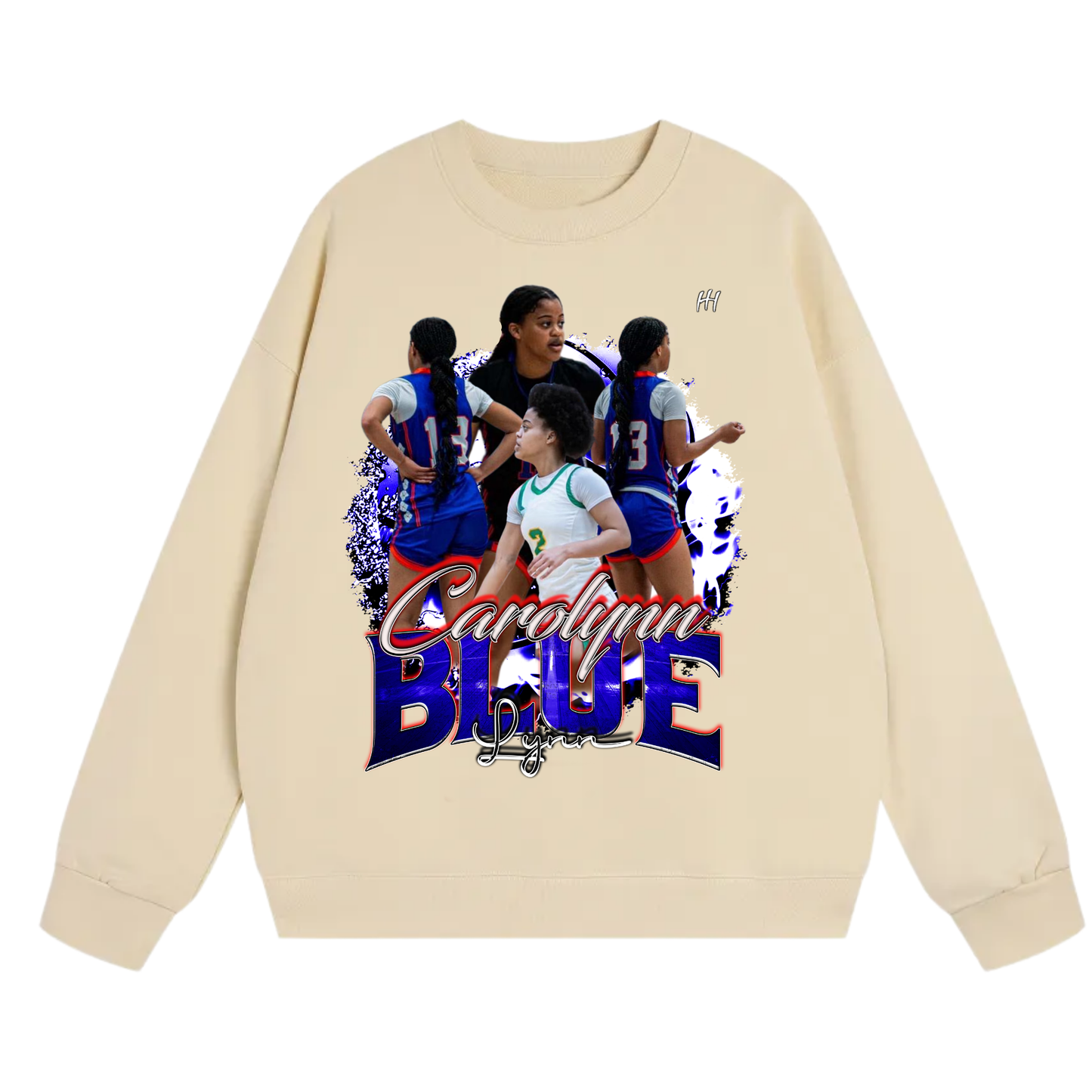 Carolynn Blue Heavyweight Crewneck Sweatshirt