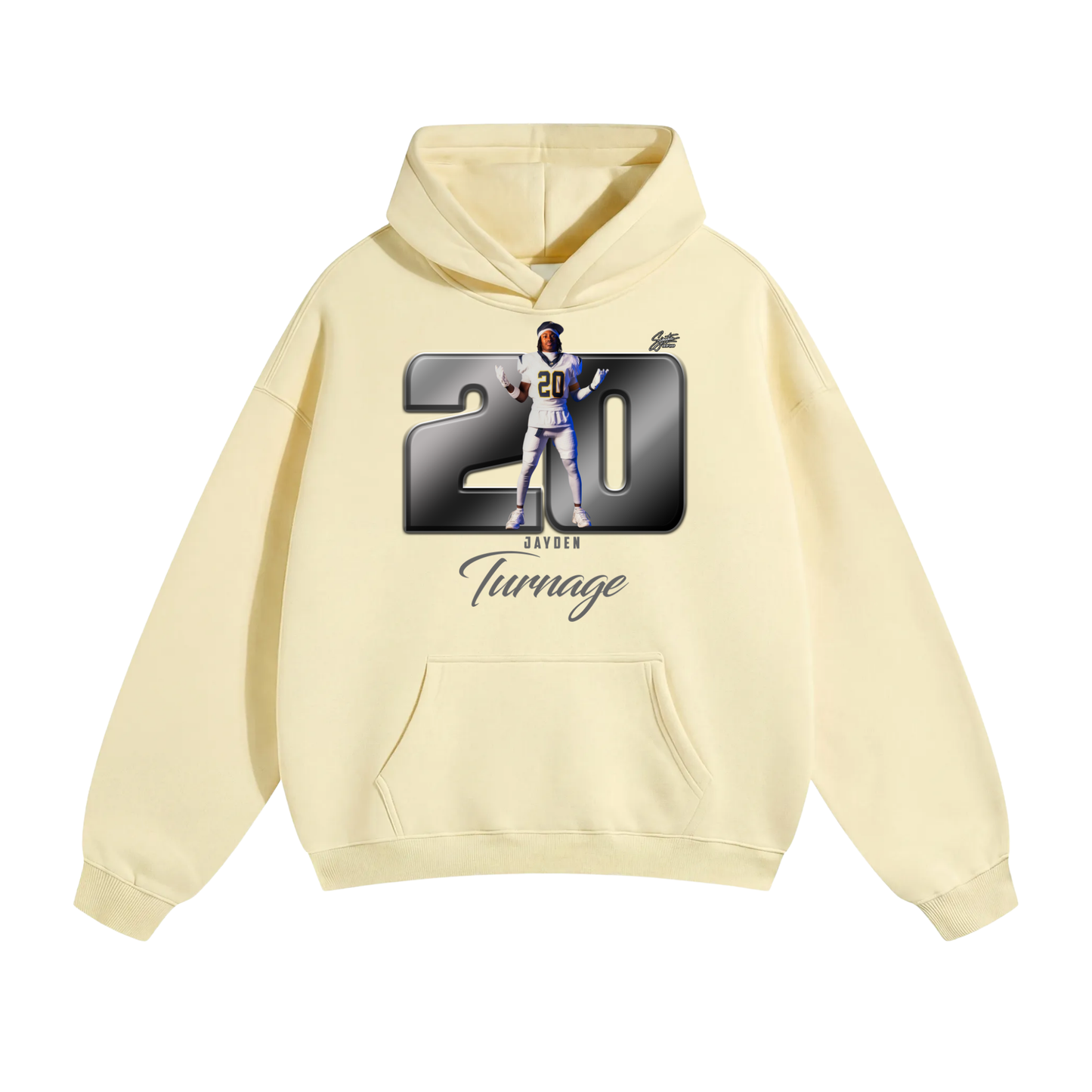 Jayden Turnage Oversize Fleeced Hoodie