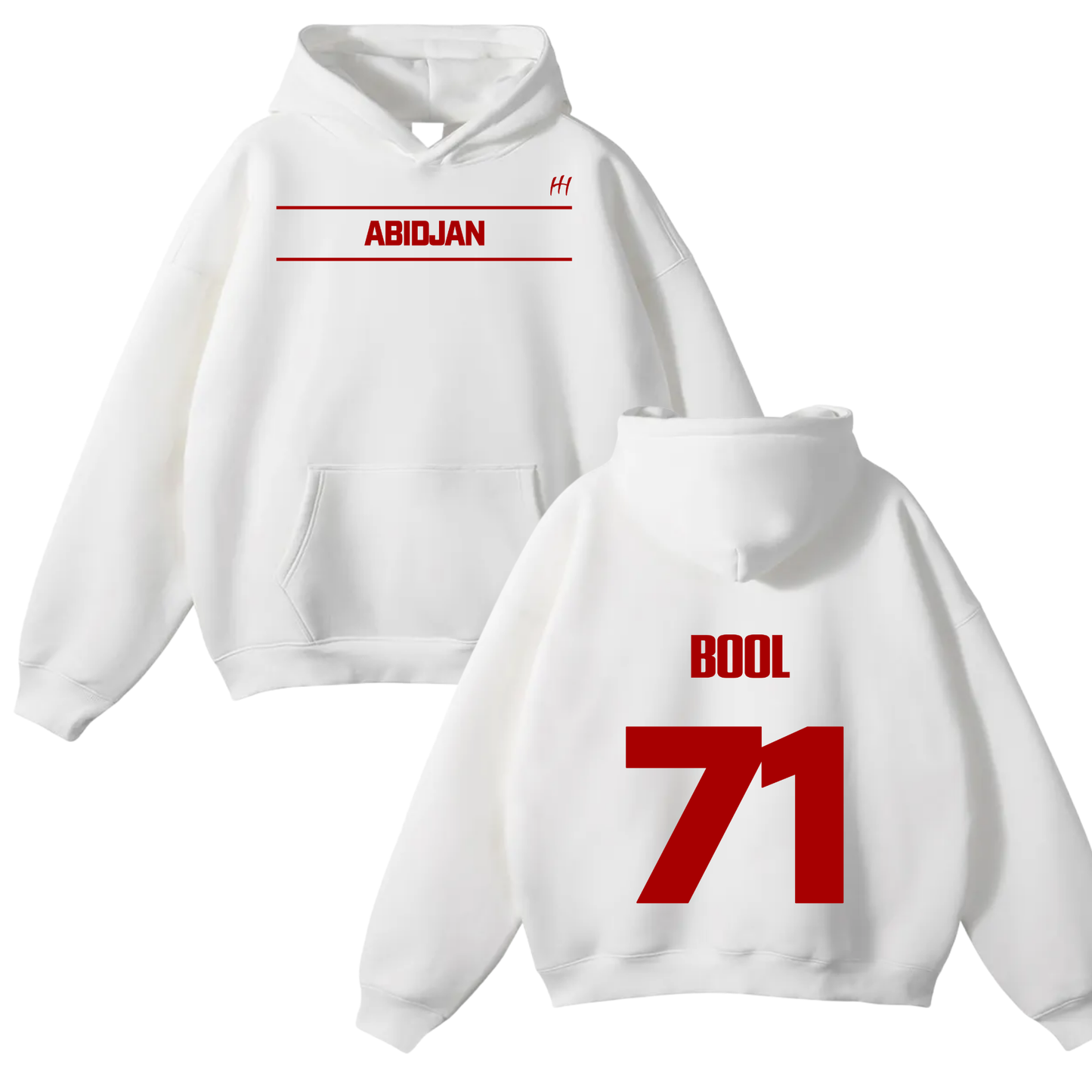 Ibrahim Diomande Oversize Fleeced Hoodie