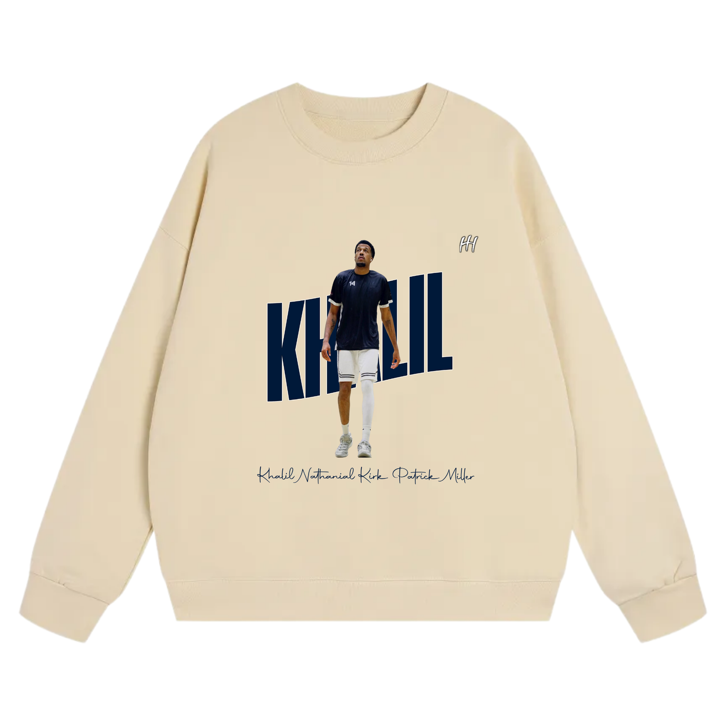 Khalil Nathanial Kirk Patrick Miller Heavyweight Crewneck Sweatshirt