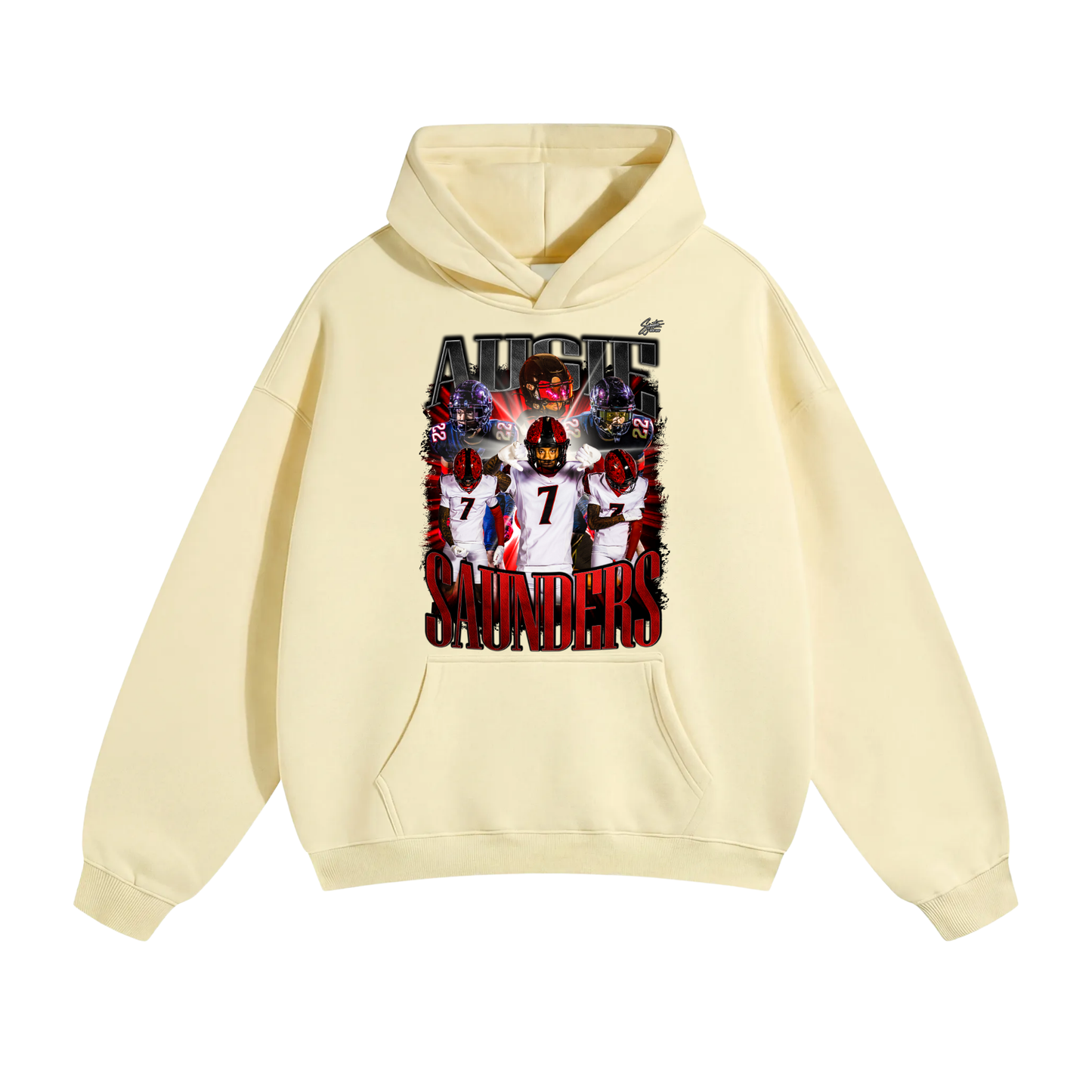 Augus Saunders Oversize Fleeced Hoodie