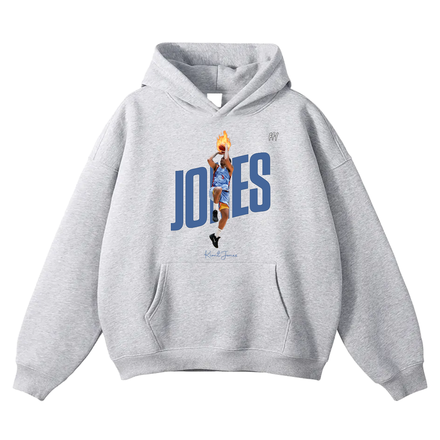 Kiont Jones Oversize Fleeced Hoodie