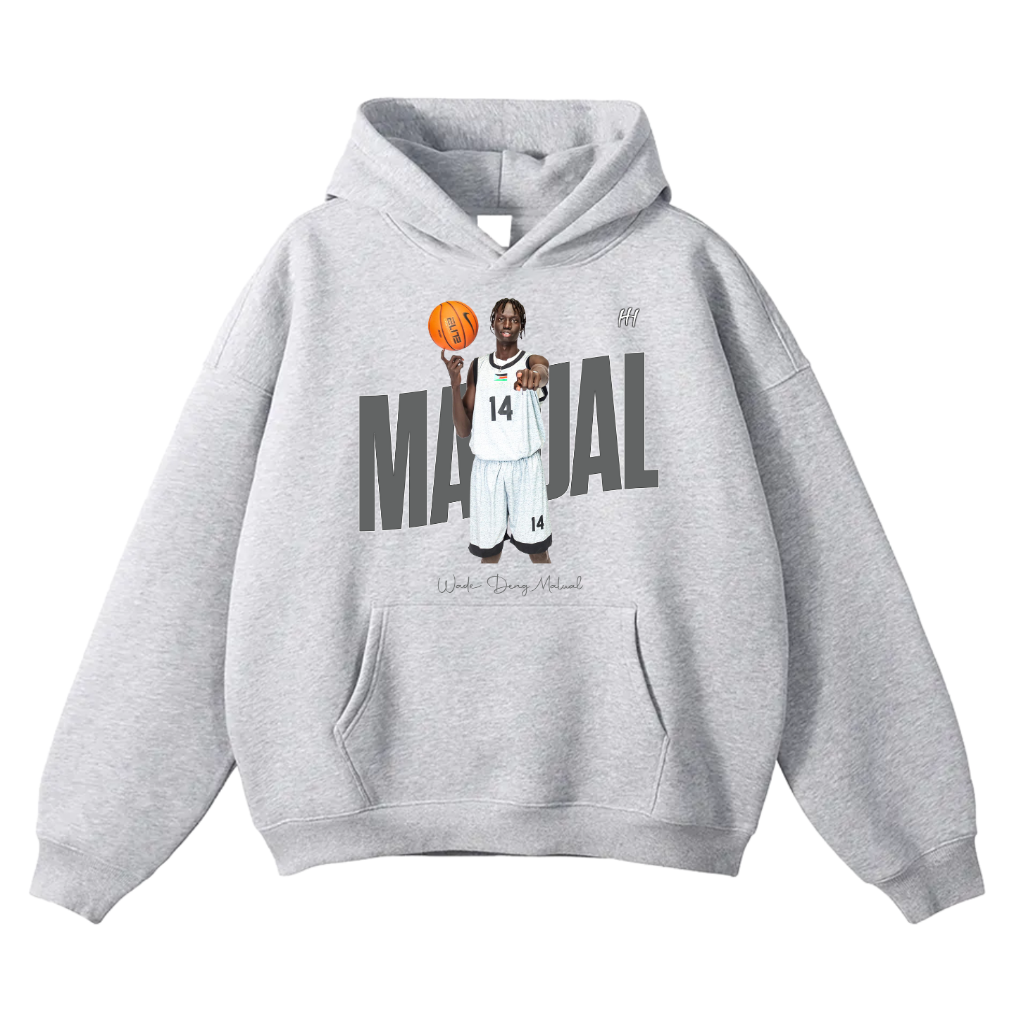 Wade Deng Malual Oversize Fleeced Hoodie