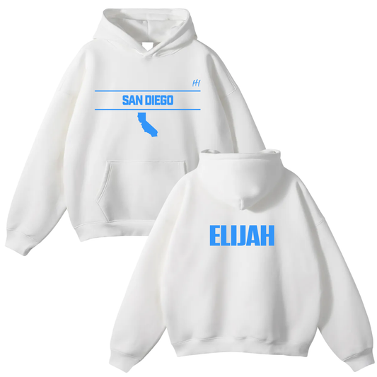 Elijah Thornton Oversize Fleeced Hoodie