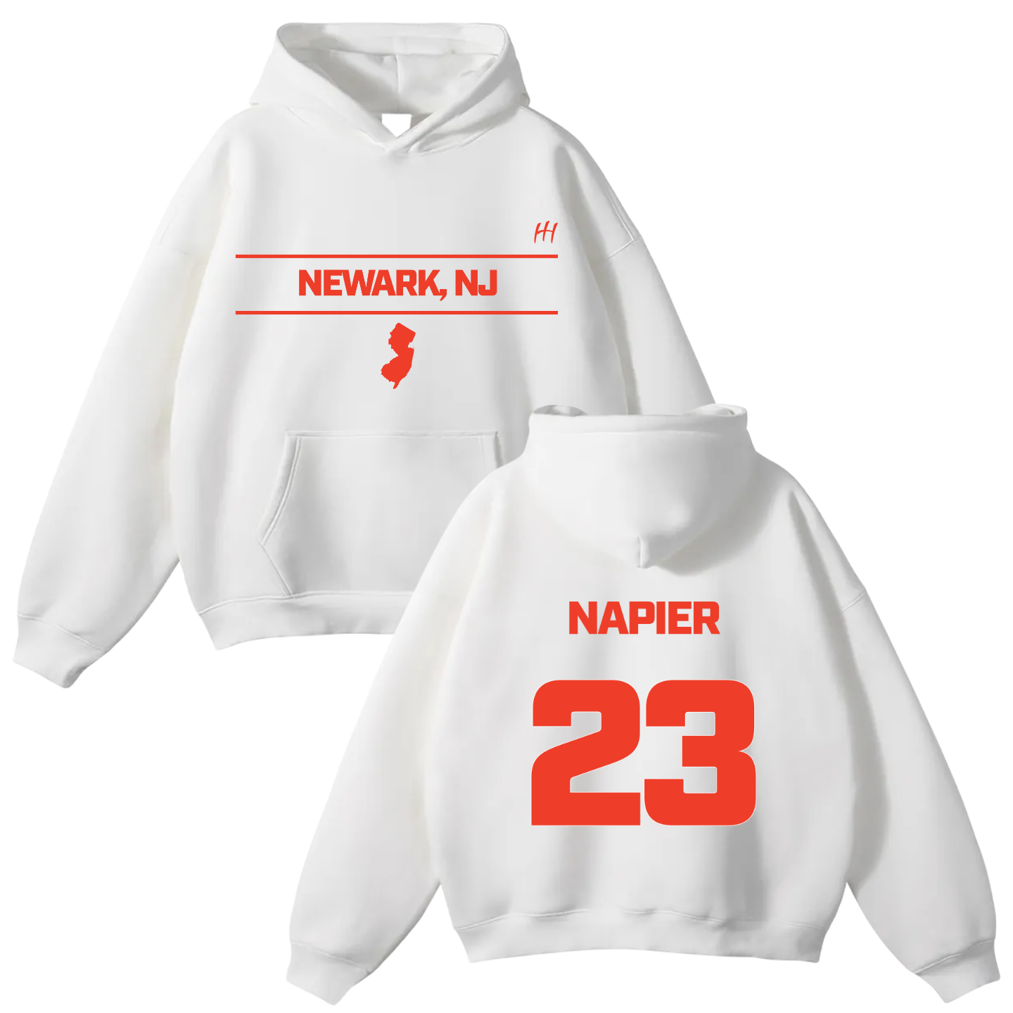 Kahmiyah Napier Oversize Fleeced Hoodie