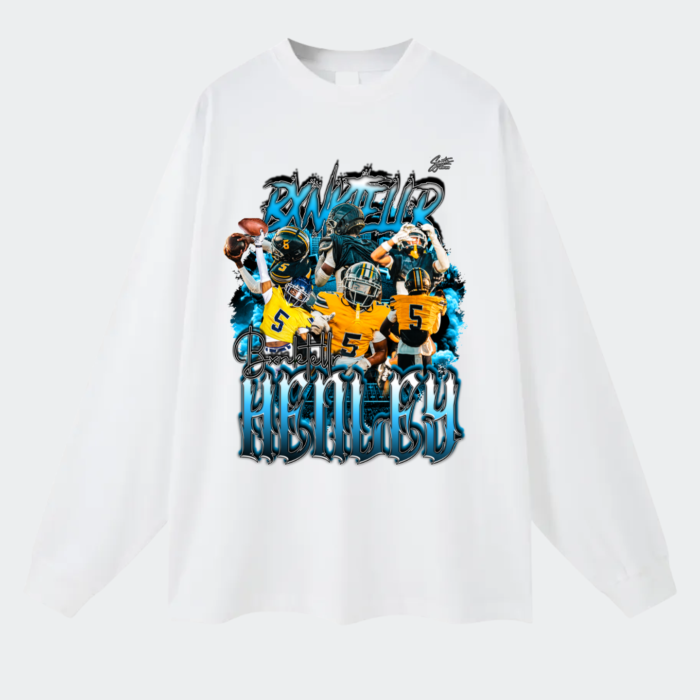 Bxnktellr Henley Long Sleeve Tee