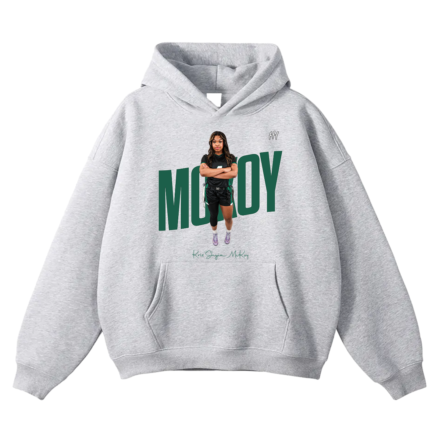 Kris'shiya Oversize Fleeced Hoodie