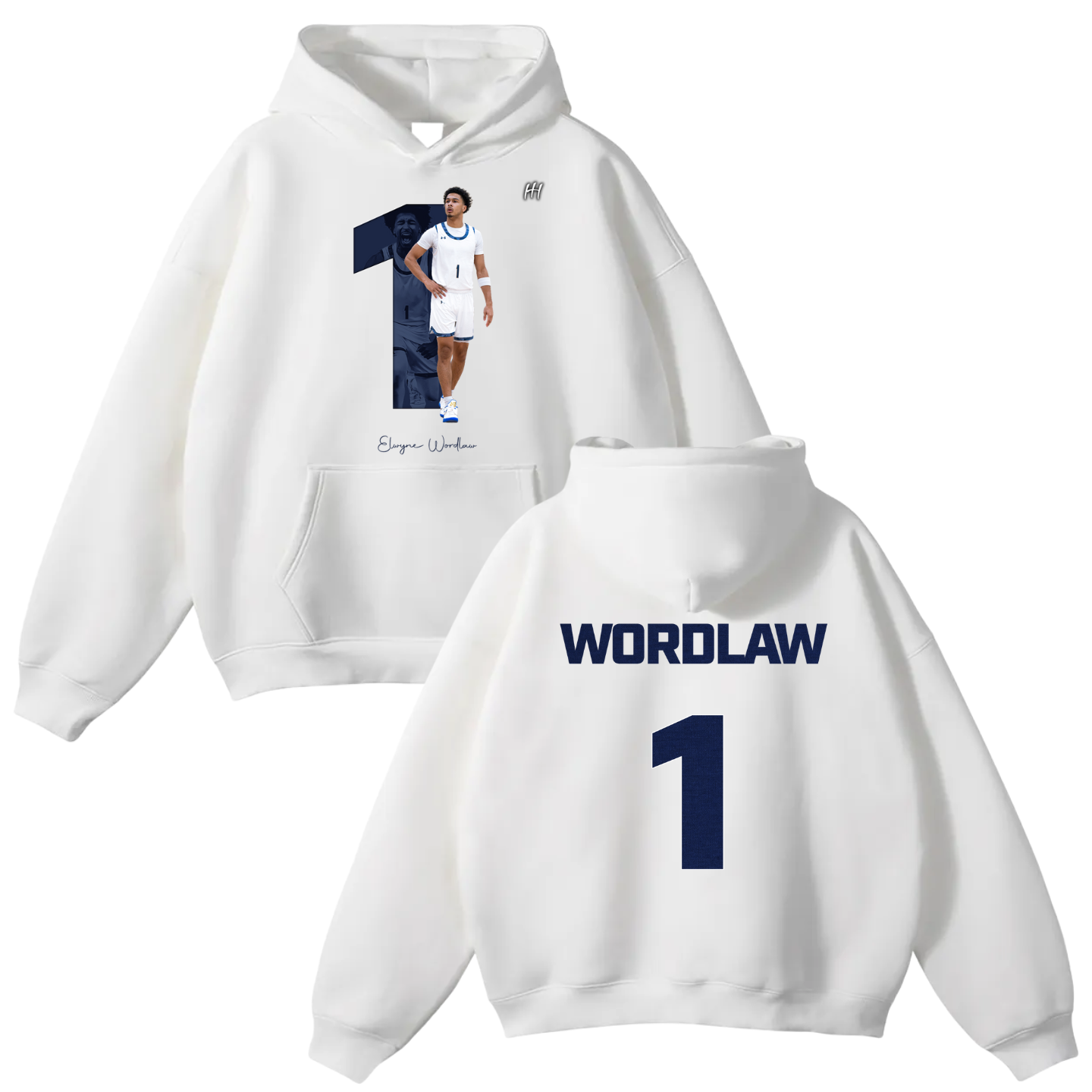 Elwyne Wordlaw Oversize Fleeced Hoodie
