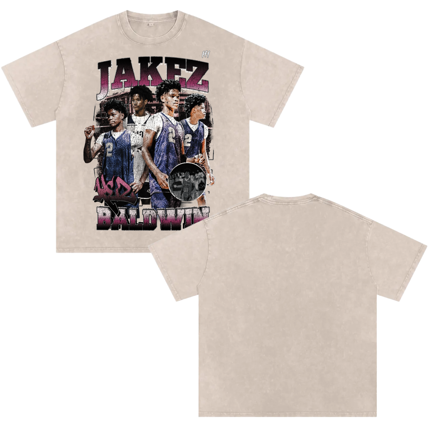 Jakez KEZ Baldwin Heavyweight Oversized T-shirt