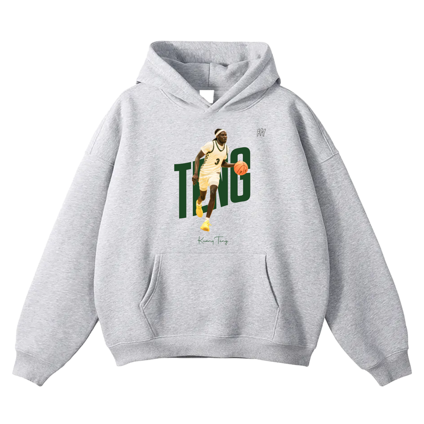 Kuany Teng Oversize Fleeced Hoodie