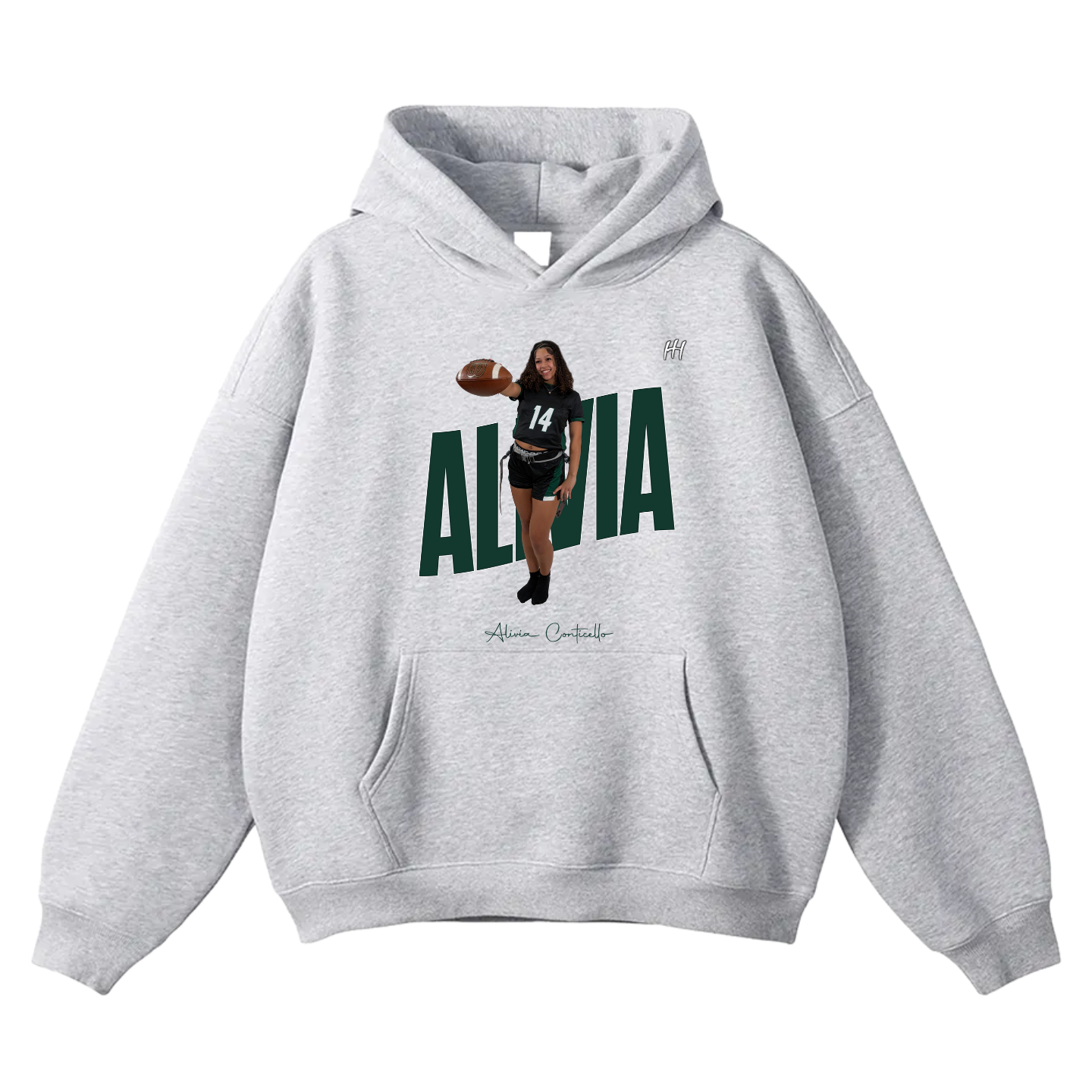 Alivia Conticello Oversize Fleeced Hoodie