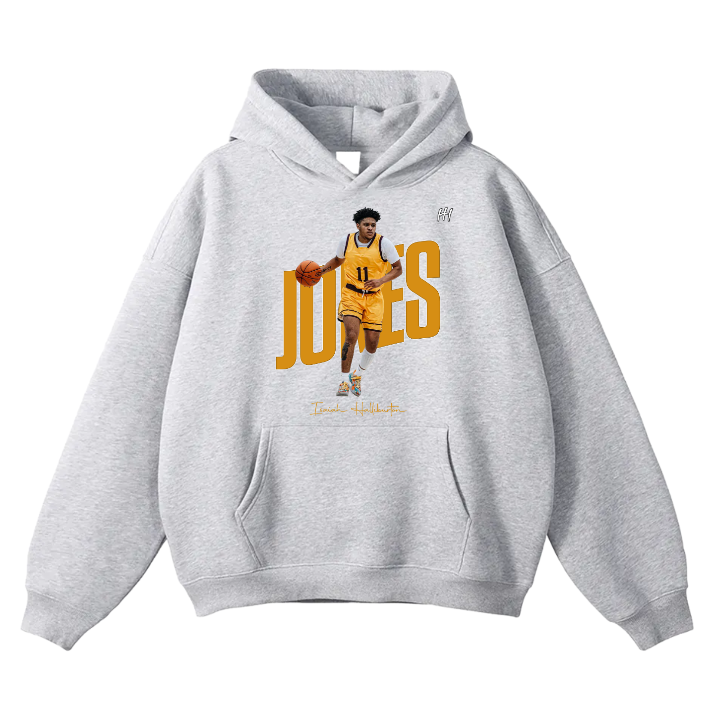 Isaiah Halliburton Oversize Fleeced Hoodie