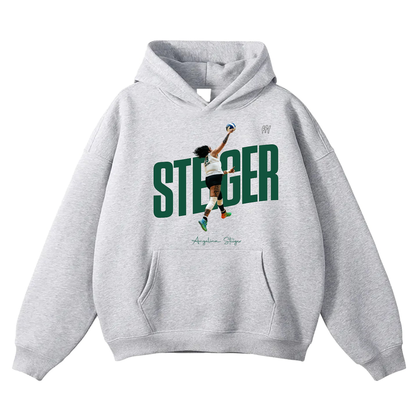 Angelina Steiger Oversize Fleeced Hoodie
