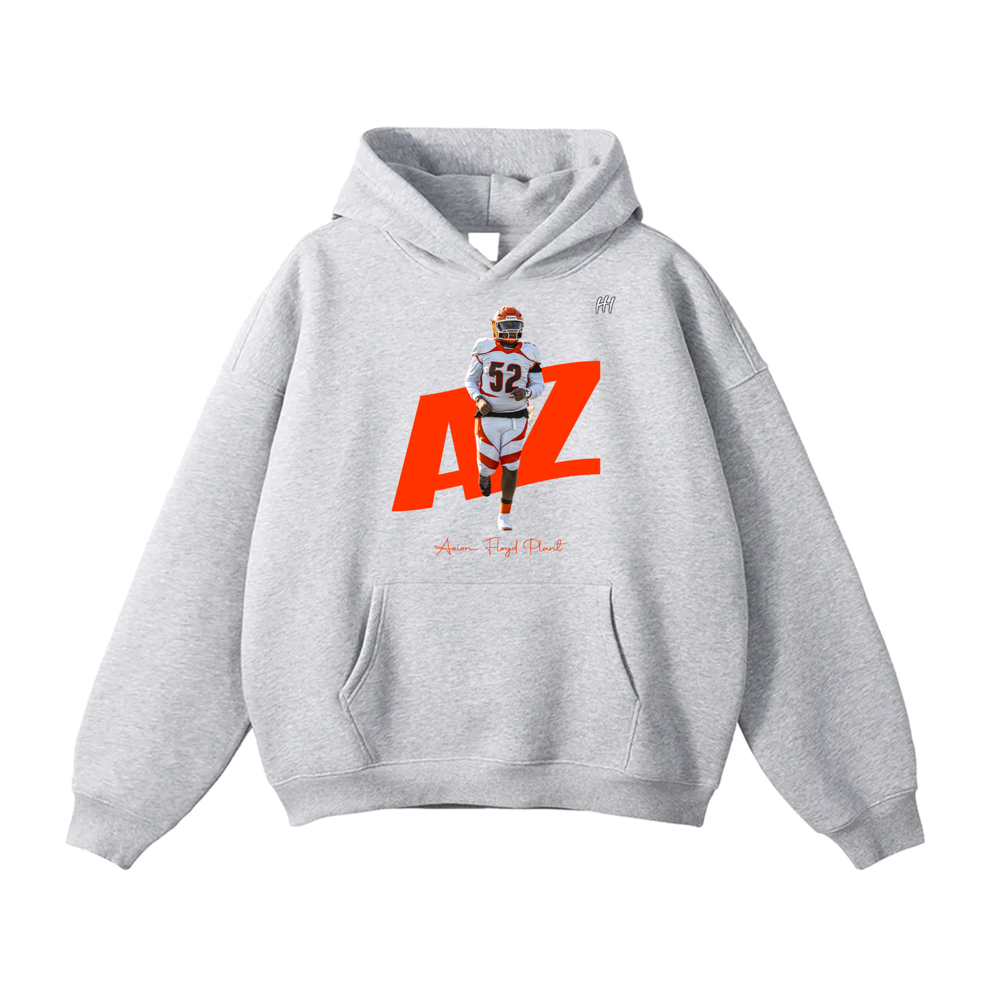 Azion Floyd Plant Oversize Fleeced Hoodie