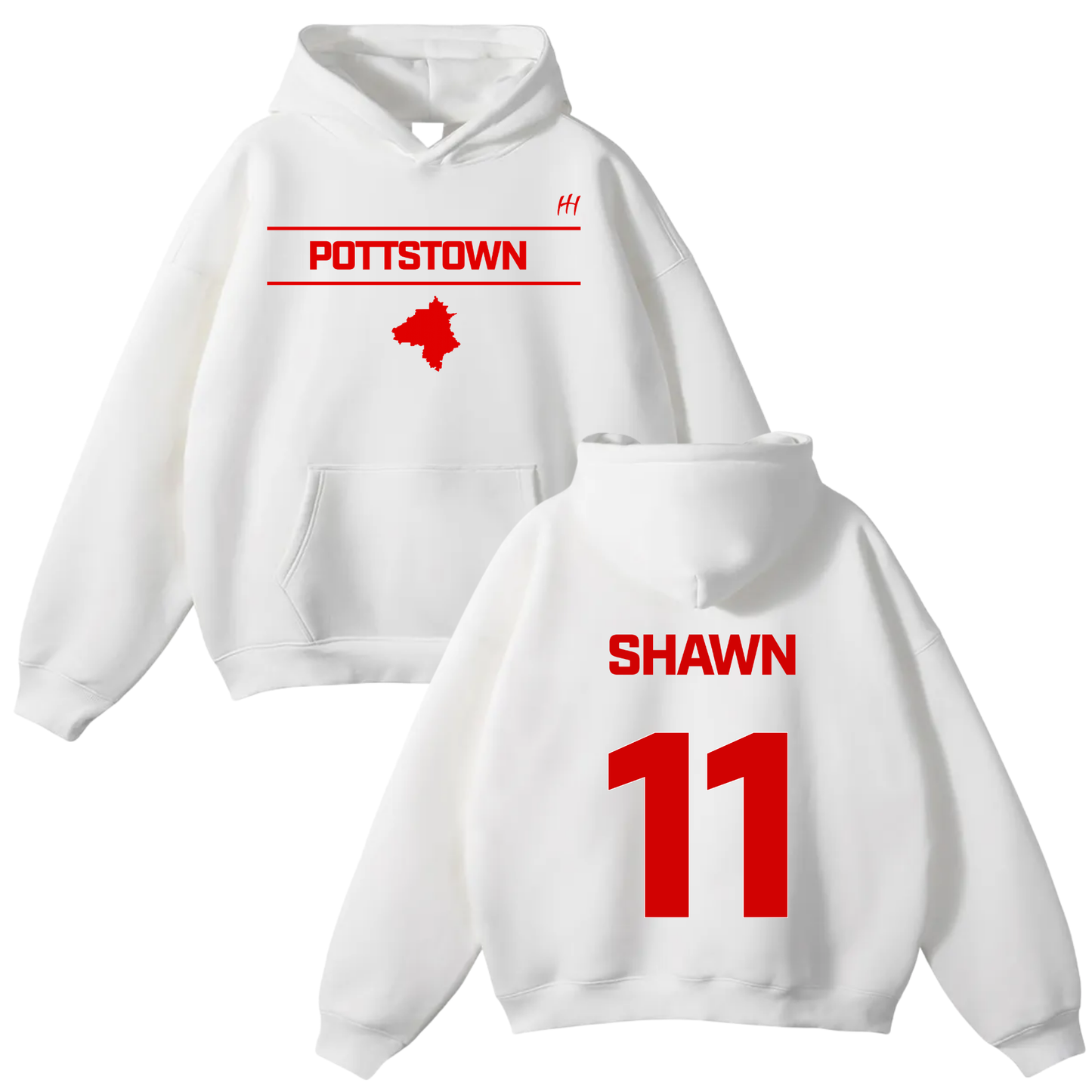 Shawn Smith Oversize Fleeced Hoodie