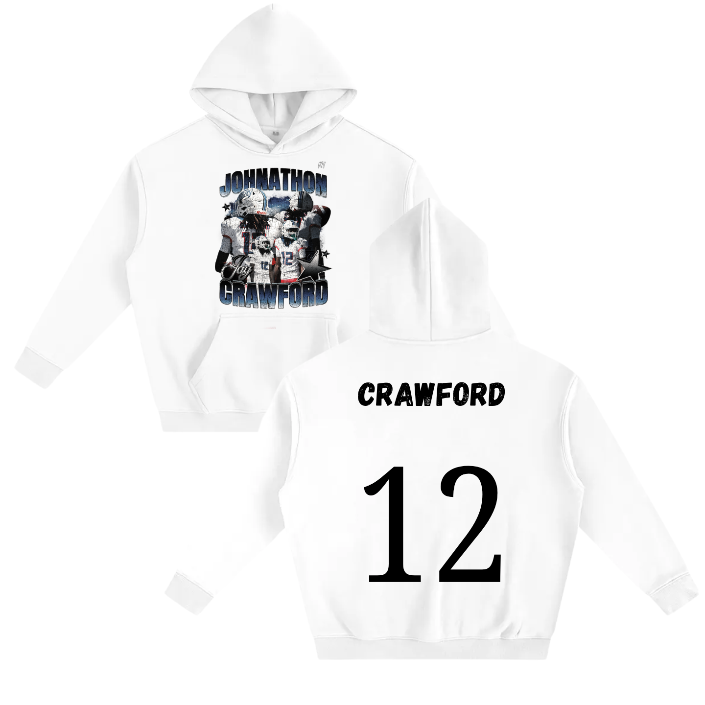 Johnathon Crawford Oversize Fleeced Hoodie