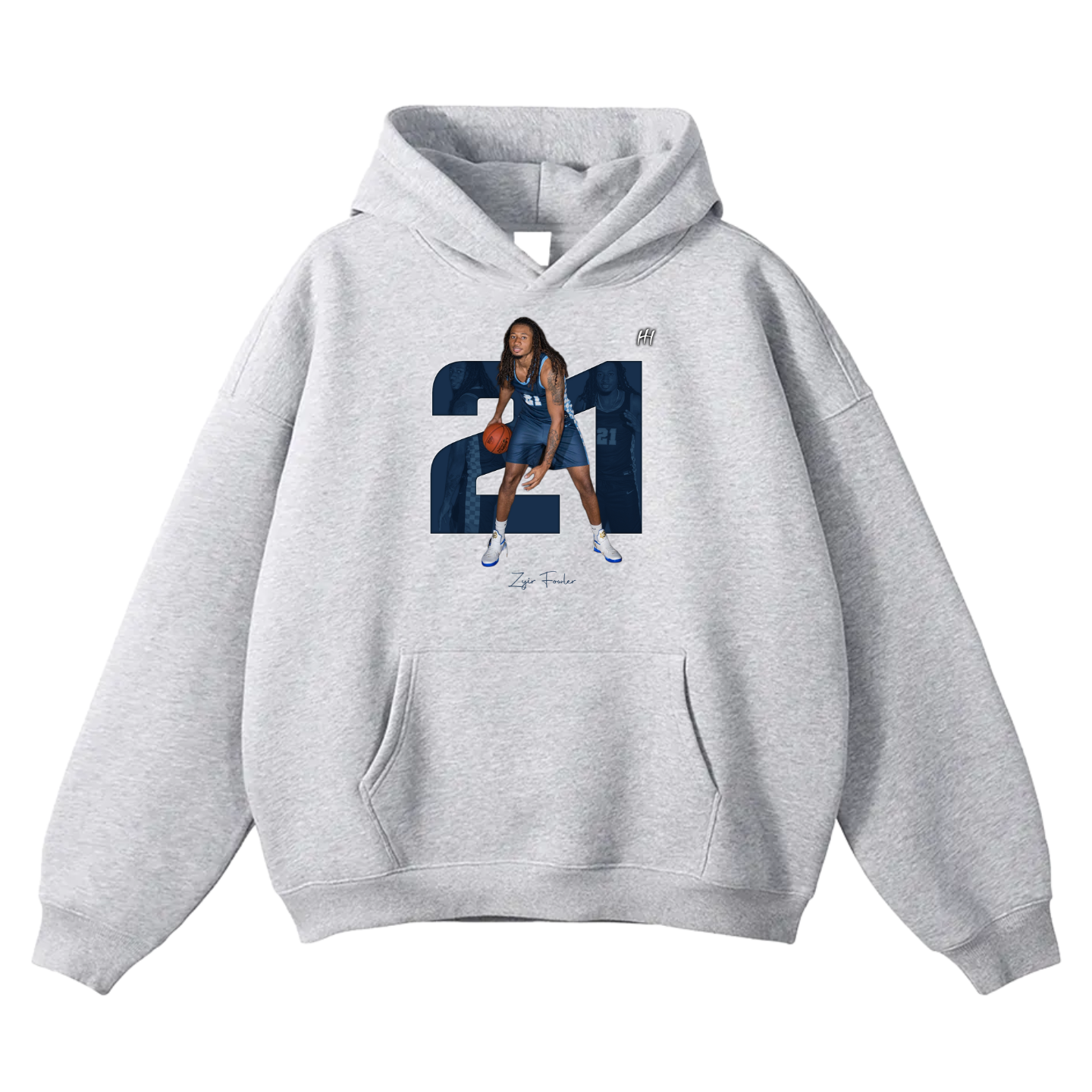 Zyir Fowler Oversize Fleeced Hoodie