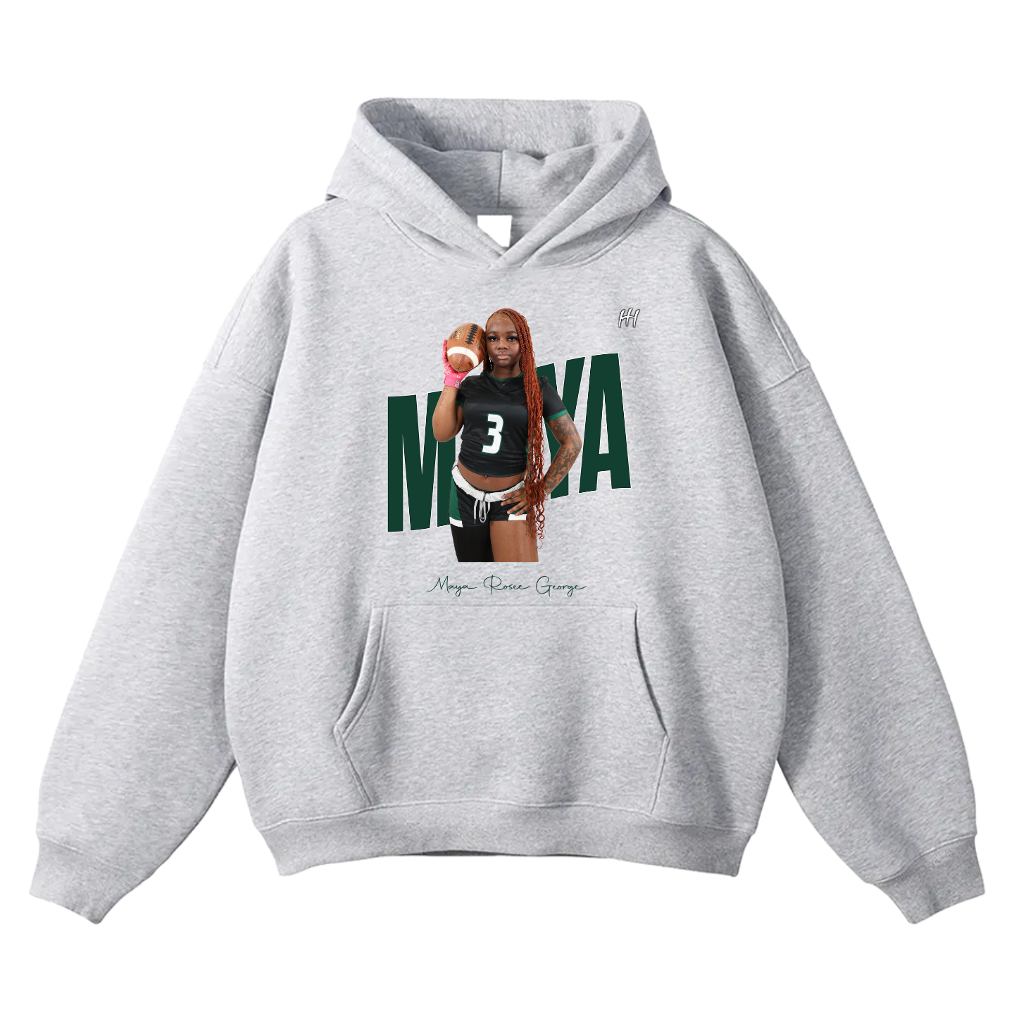 Maiya George Oversize Fleeced Hoodie
