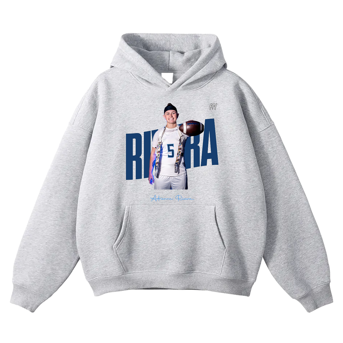 Adrienne Rivera Oversize Fleeced Hoodie