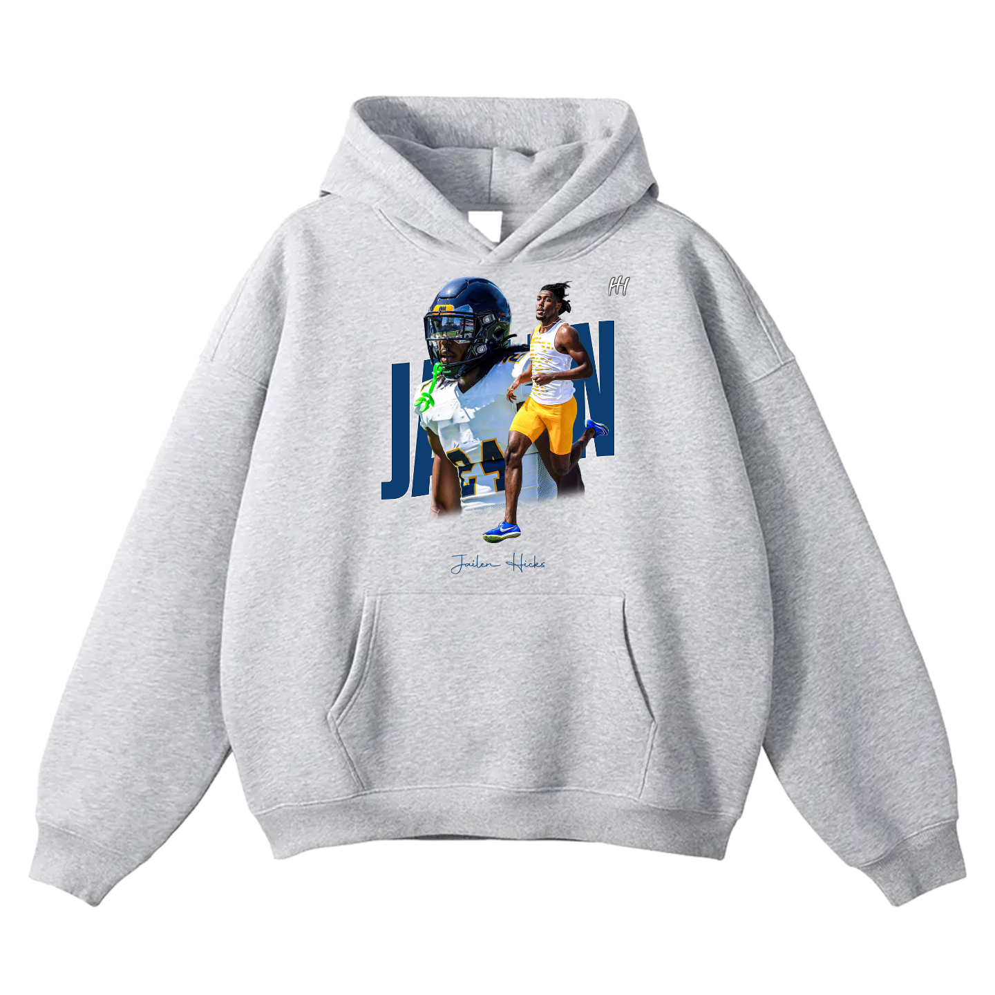 Jailen Hicks Oversize Fleeced Hoodie