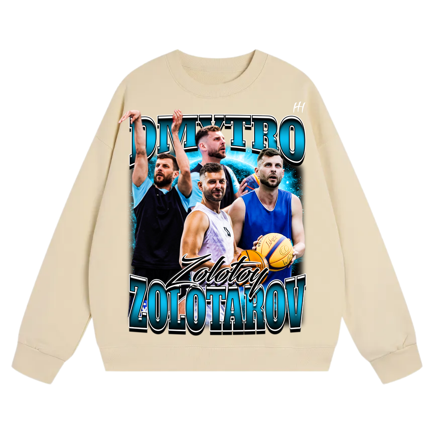 Dmytro Zolotarov Heavyweight Crewneck Sweatshirt