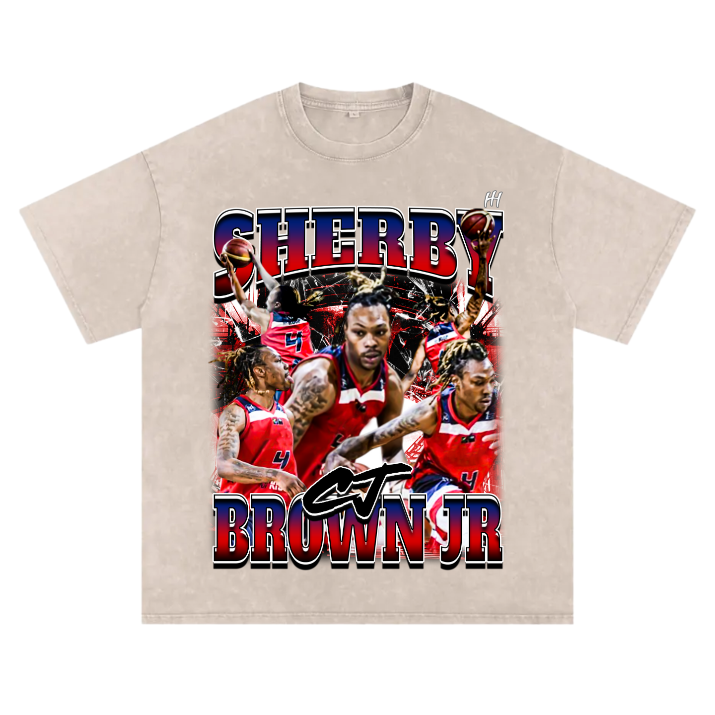 Sherby Brown Jr Heavyweight Oversized T-shirt