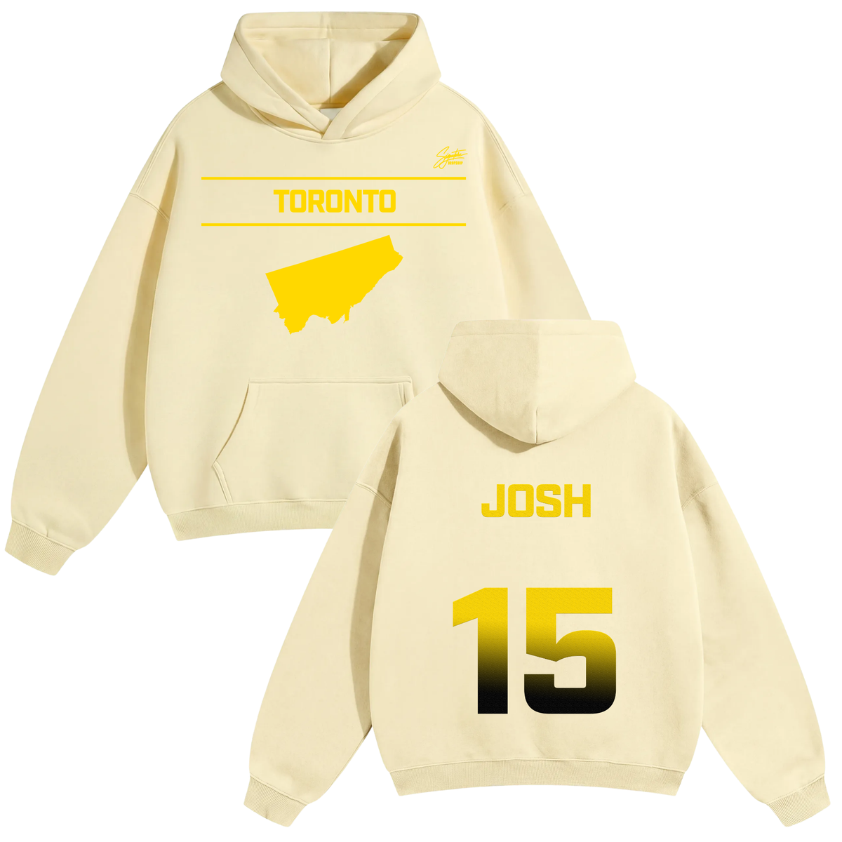 Josh Martin Oversize Fleeced Hoodie