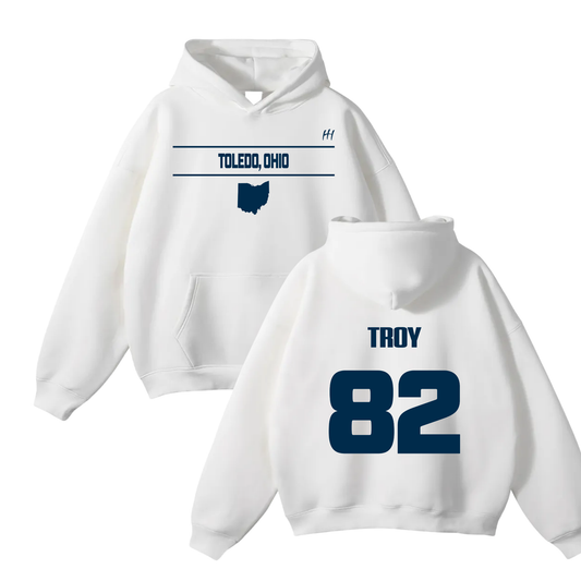 Troy Hazuda Oversize Fleeced Hoodie