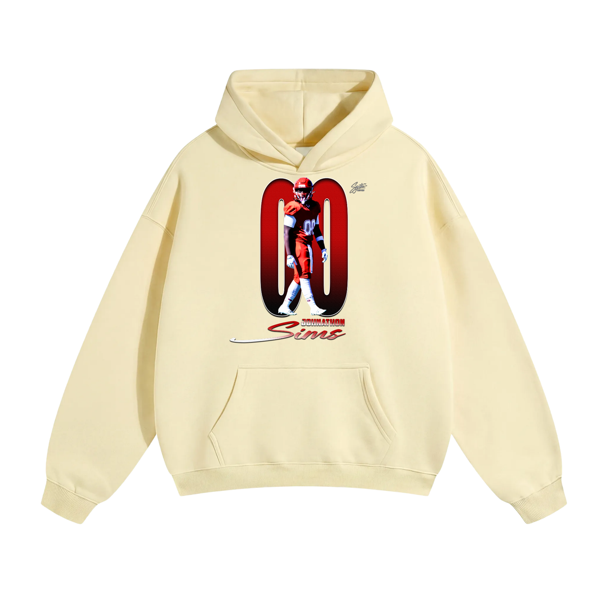 Johnathon Sims Oversize Fleeced Hoodie