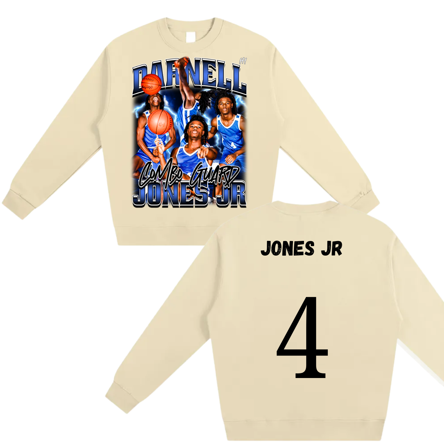 Darnell jones jr Heavyweight Crewneck Sweatshirt