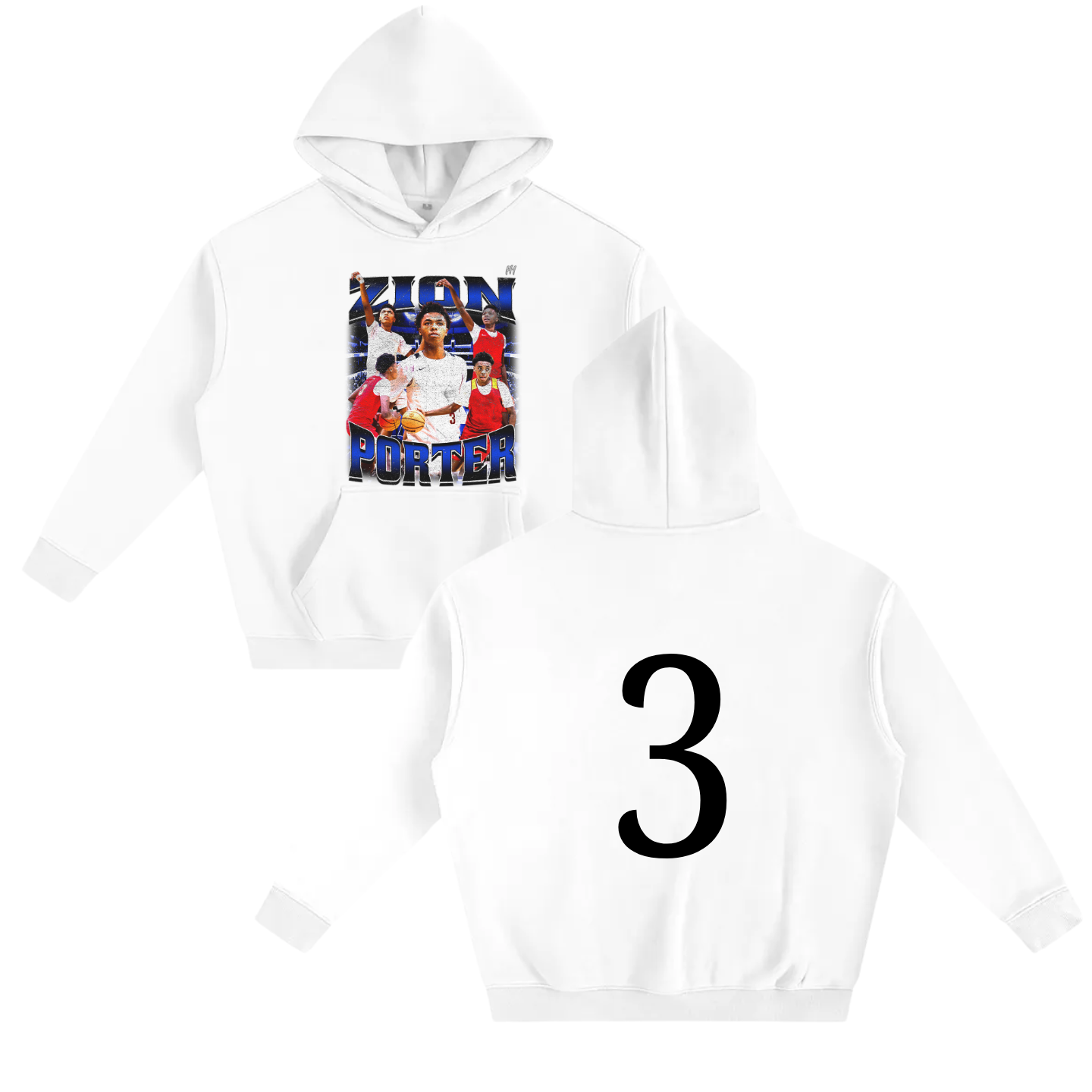 Zion Porter Oversize Fleeced Hoodie
