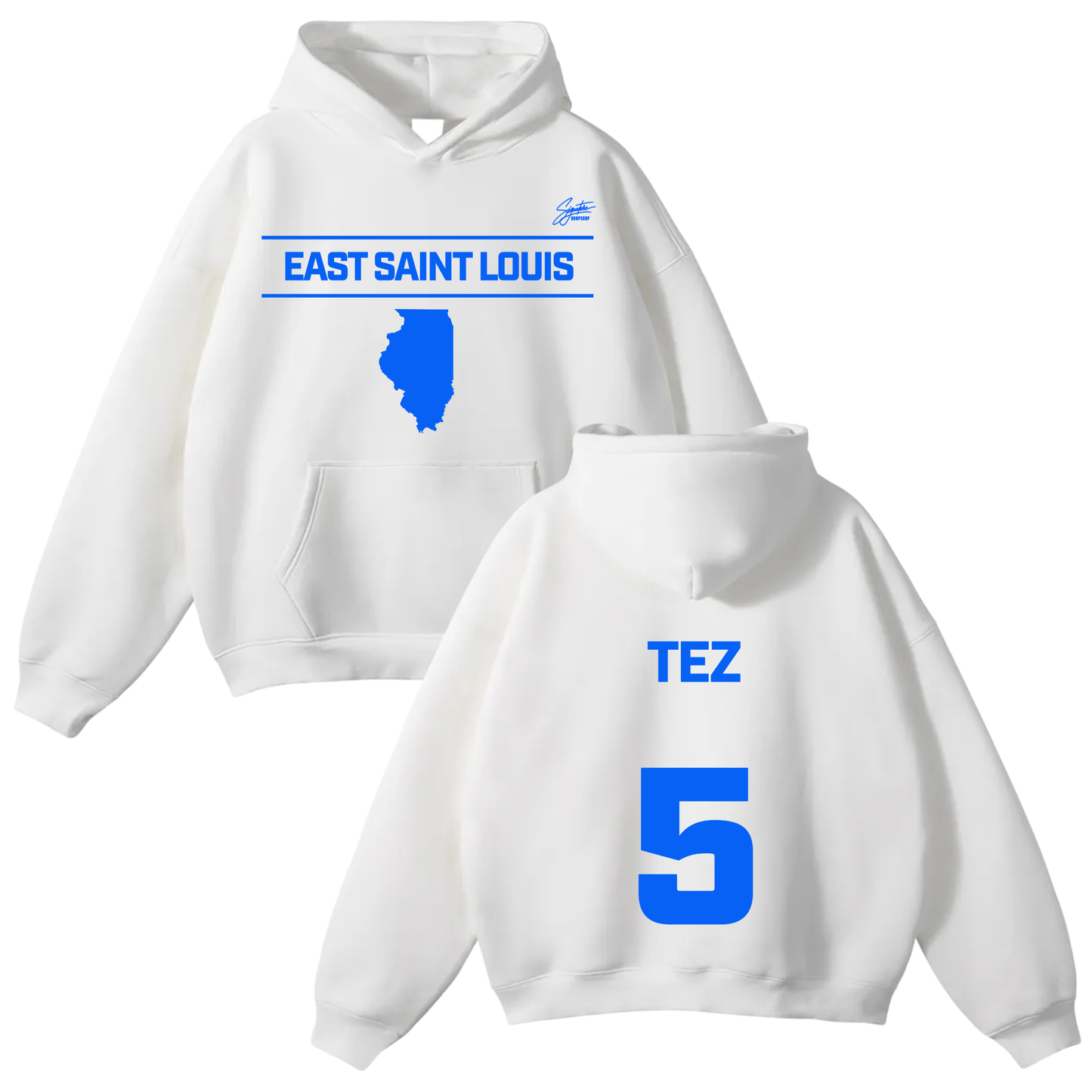 De’Montez Bush Oversize Fleeced Hoodie