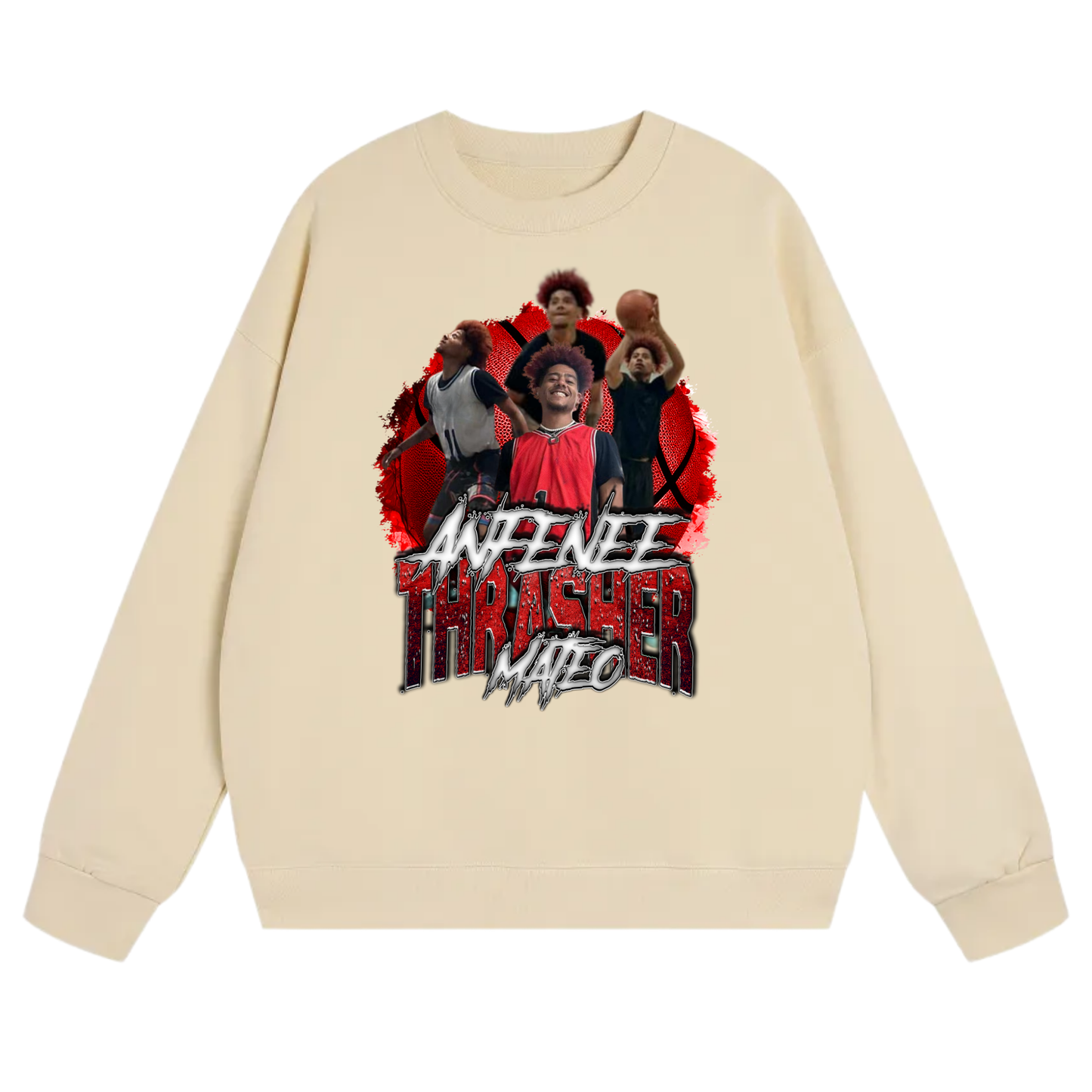 Anfenee Thrasher Heavyweight Crewneck Sweatshirt
