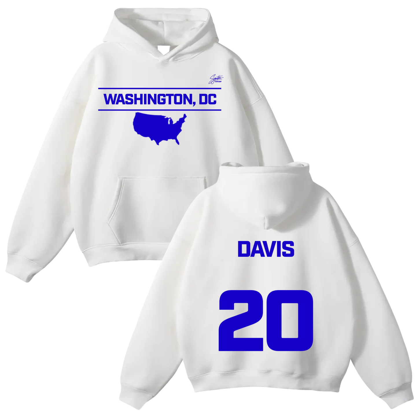 Langston Davis Oversize Fleeced Hoodie