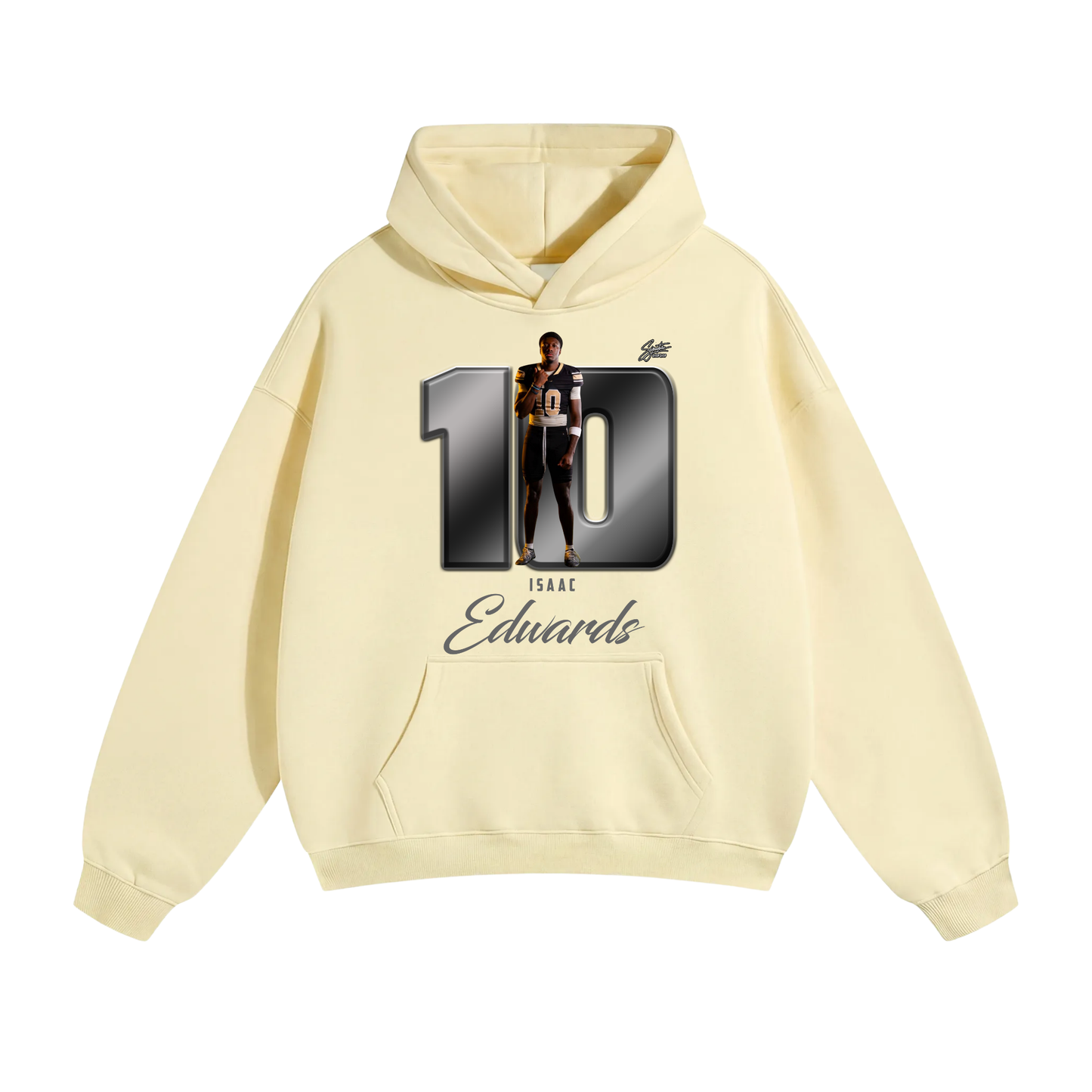Isaac Edwards Oversize Fleeced Hoodie