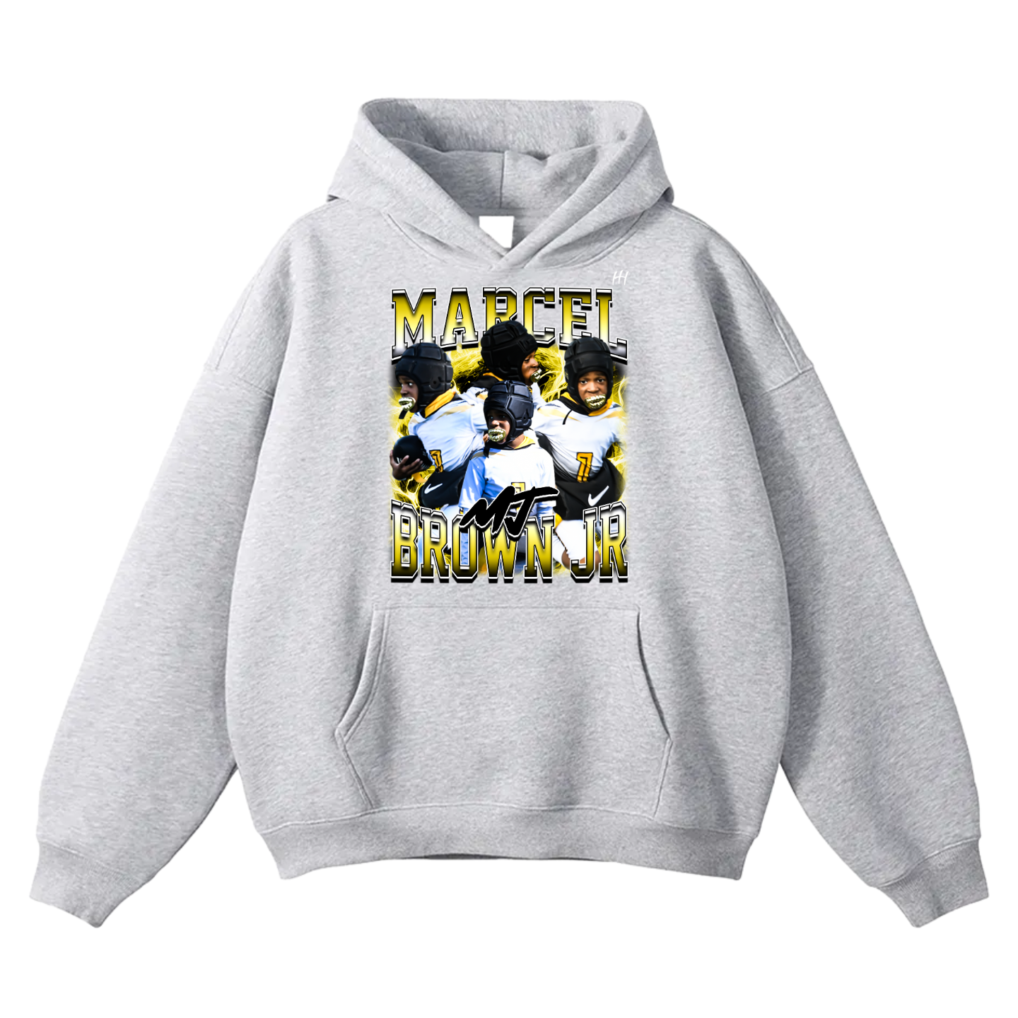 Marcel Brown Jr Oversize Fleeced Hoodie