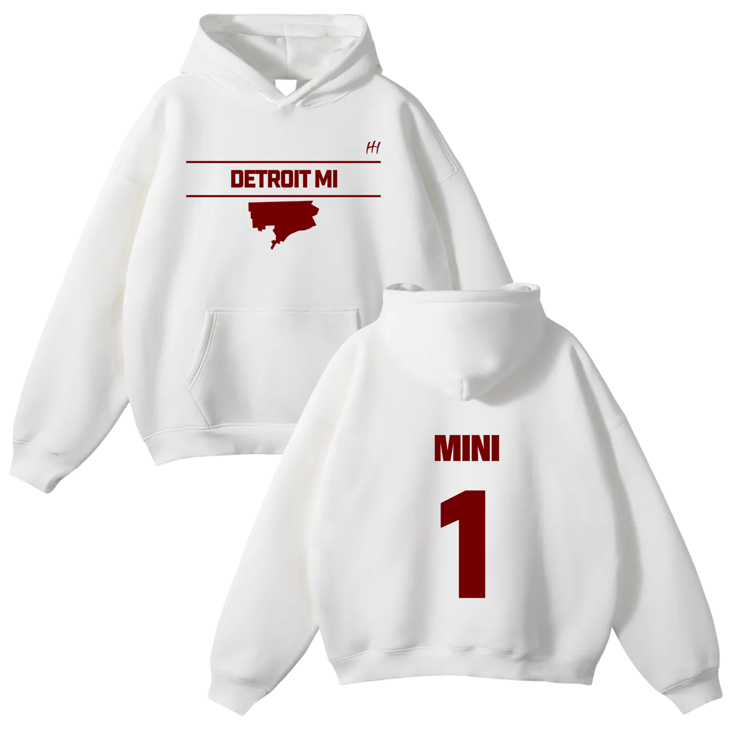 Evan Minnick Oversize Fleeced Hoodie