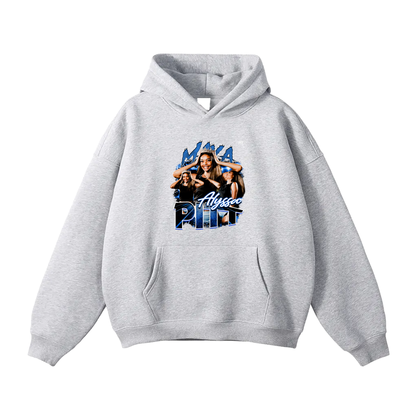 Alyssa Pitt Oversize Fleeced Hoodie