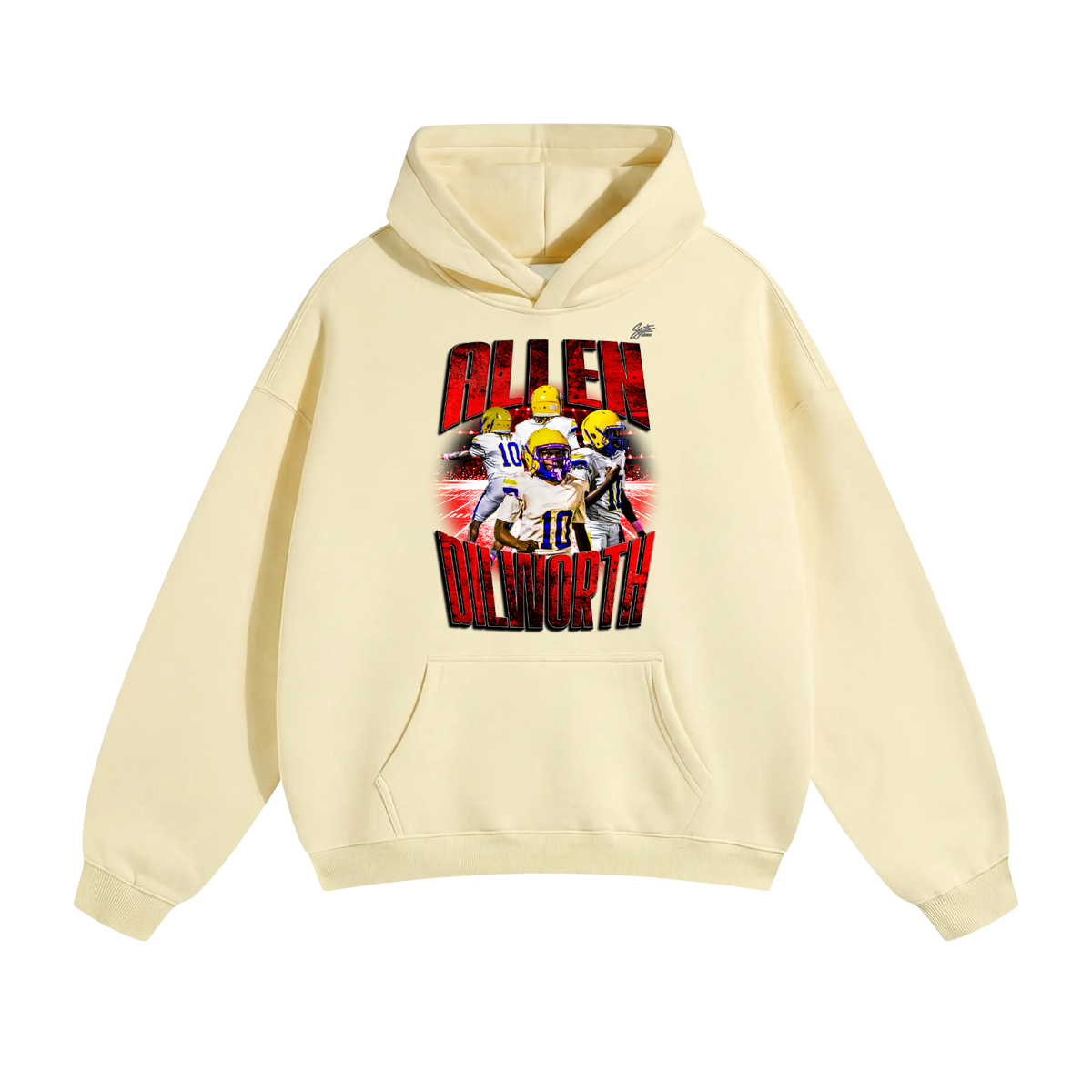 Allen Dilworth Oversize Fleeced Hoodie