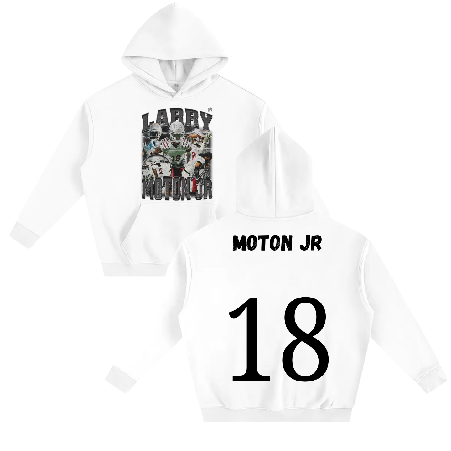 Larry Moton Jr Oversize Fleeced Hoodie