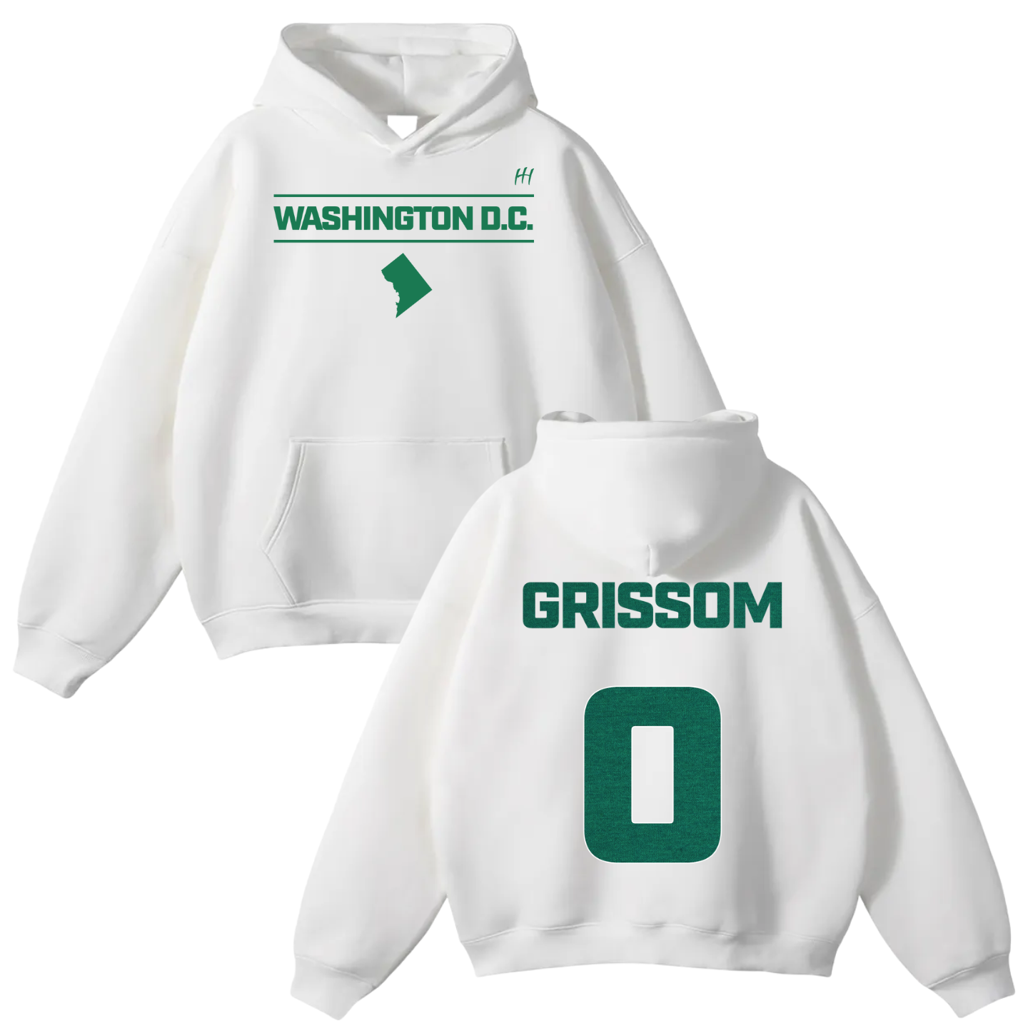 Jeremiah Grissom  Oversize Fleeced Hoodie