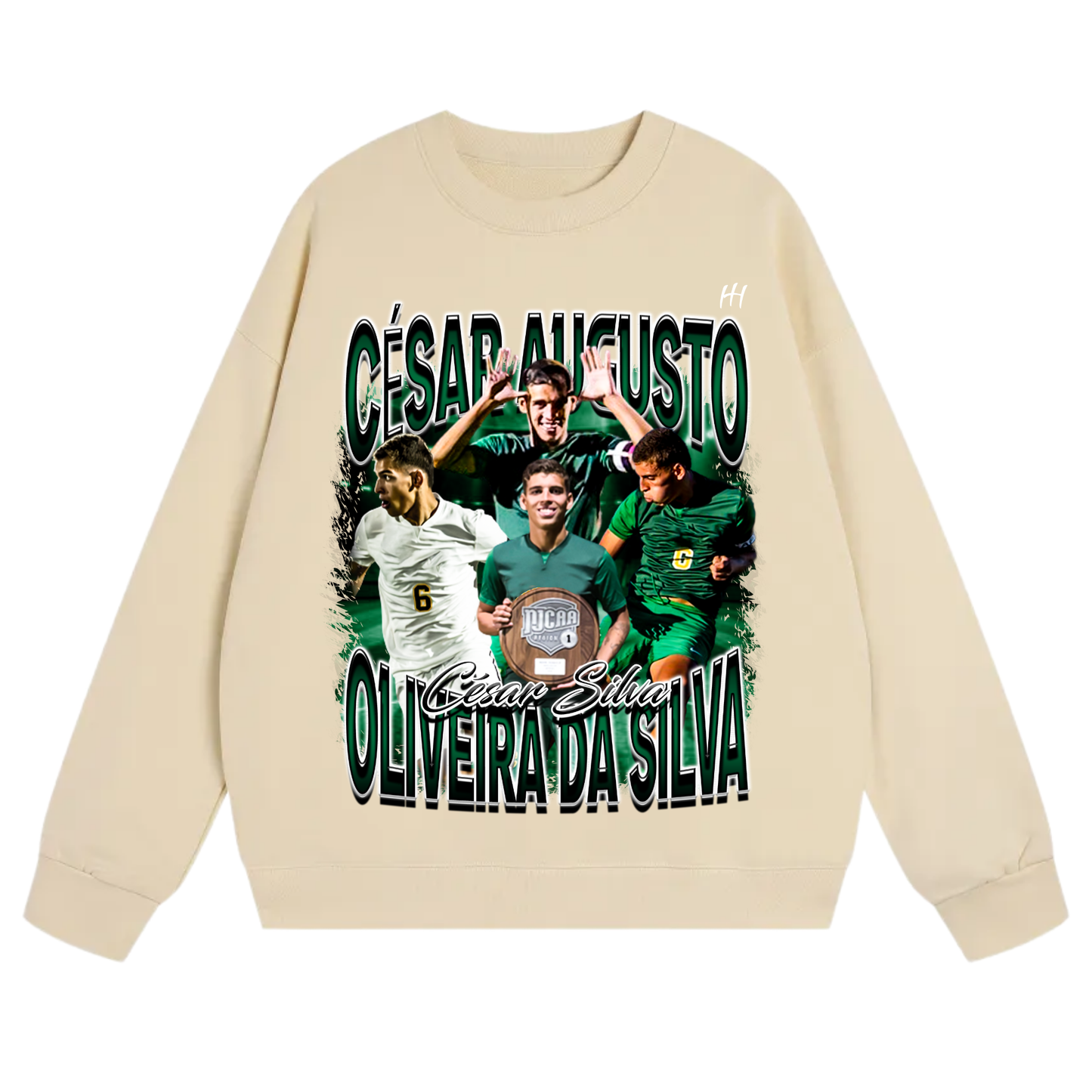 César Augusto Oliveira da Silva Heavyweight Crewneck Sweatshirt