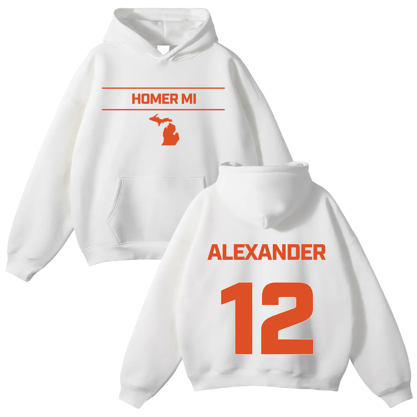 Alexander James Benoodt Oversize Fleeced Hoodie